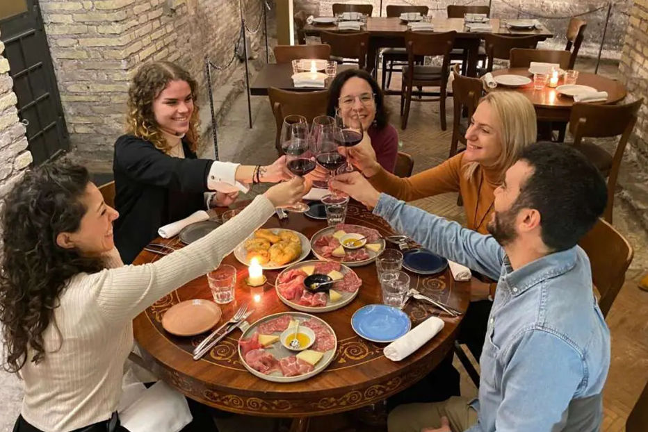 Candlelight Wine Pairing Dinner Experience in the Roman Baths of Agrippa