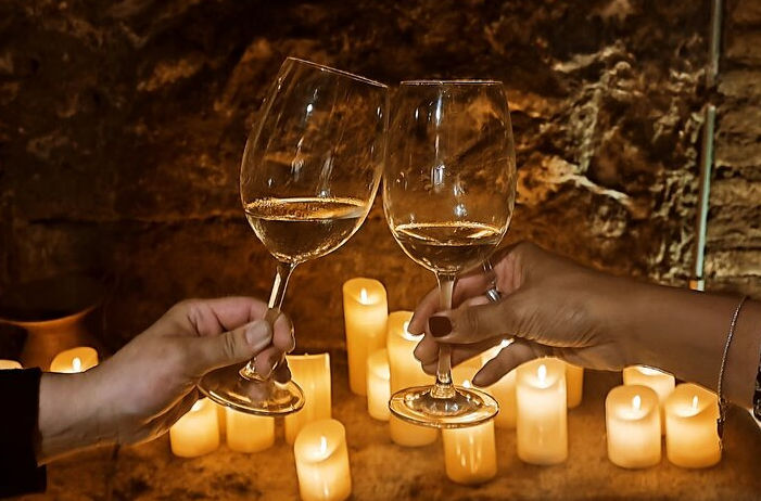 Candlelight Wine Pairing Dinner Experience in the Roman Baths of Agrippa