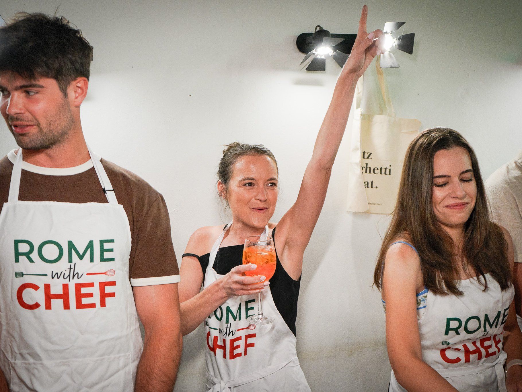 Fresh Pasta Cooking Class with 3 Spritz Cocktails in Rome