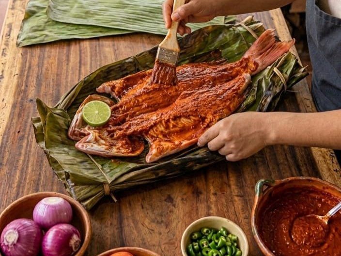 Authentischer karibisch-mexikanischer Kochkurs: Tikin Xic Fisch