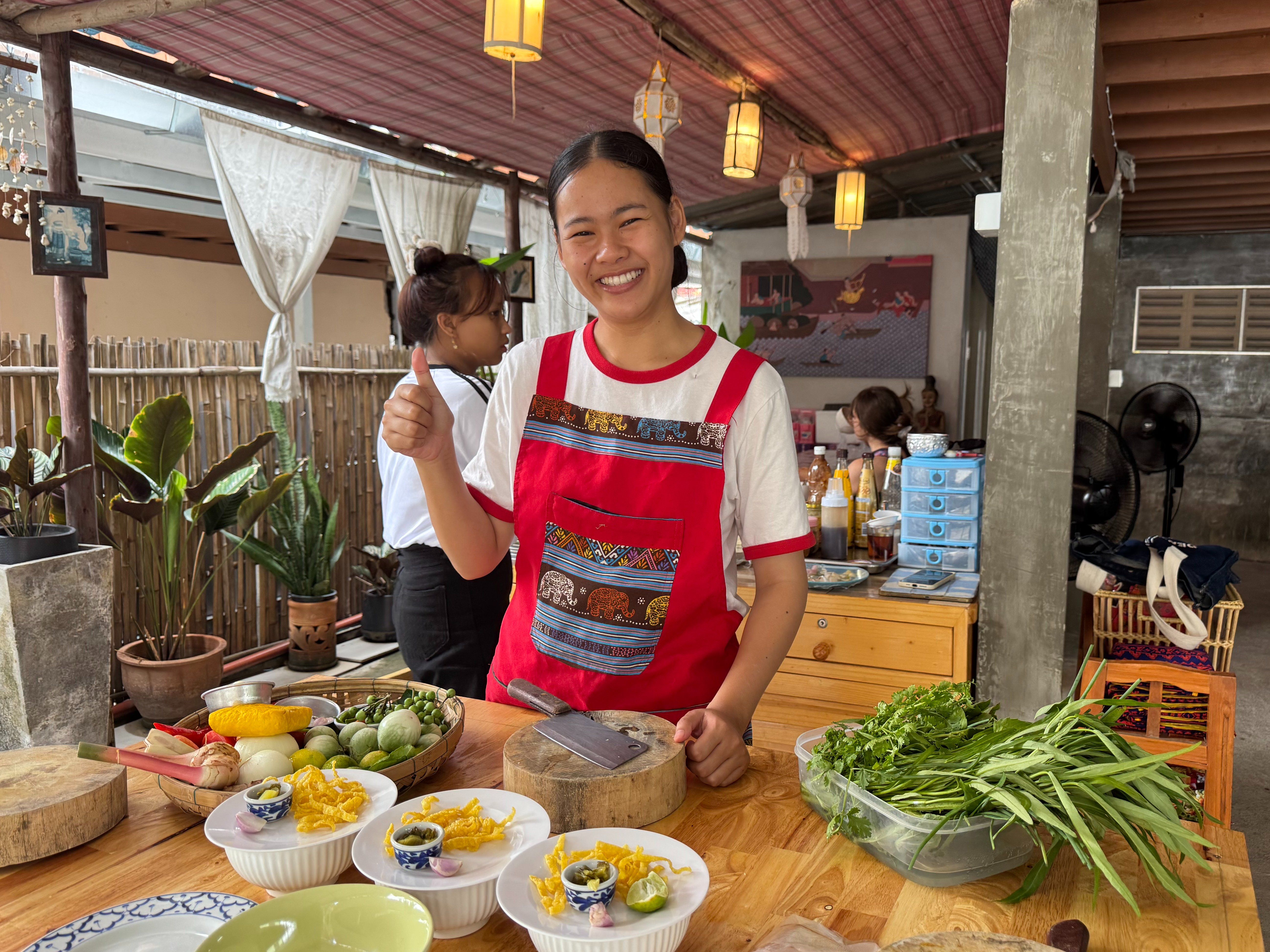 Morning Thai Home Cooking Experience in Chiang Mai with Market Tour