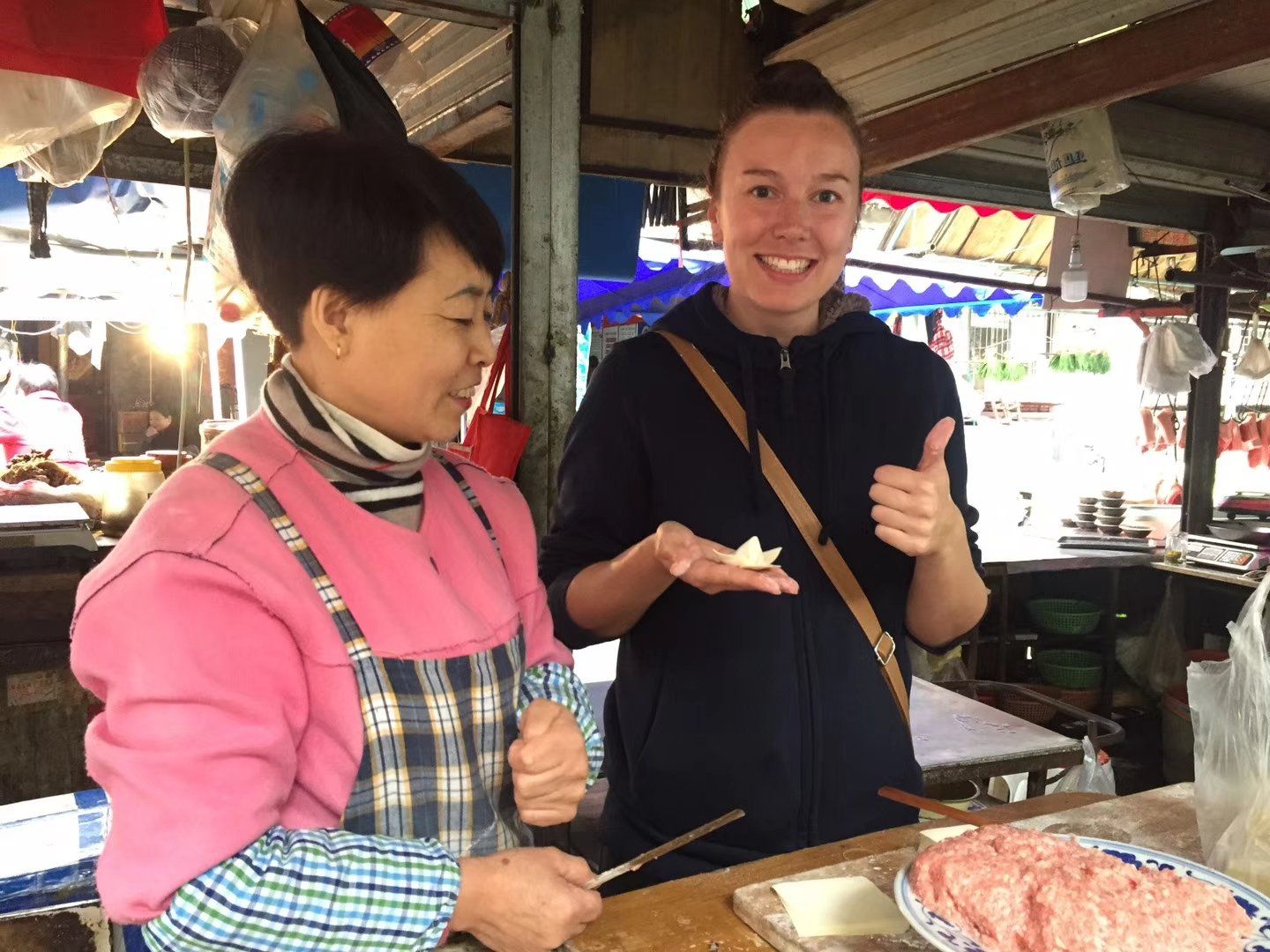 Dumpling-Making Workshop & Local Market Tour