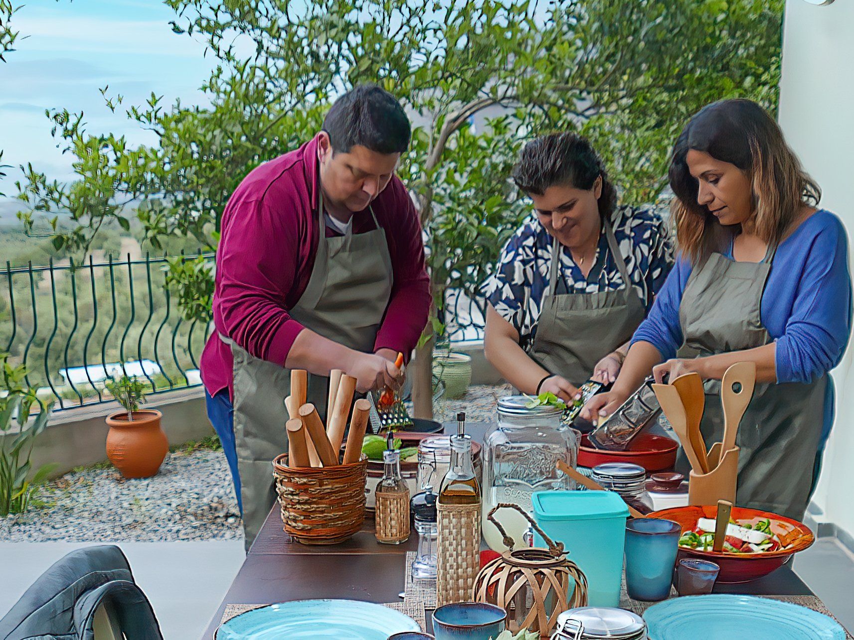 Cretan Traditional Home Cooking Class
