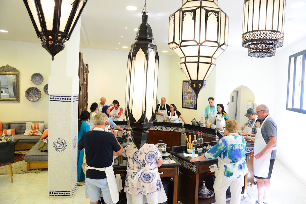 Come Enjoy Tangier Through a Blue Door Cuisine Cooking Class