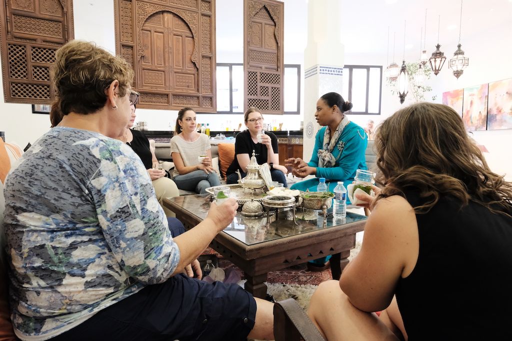 Come Enjoy Tangier Through a Blue Door Cuisine Cooking Class