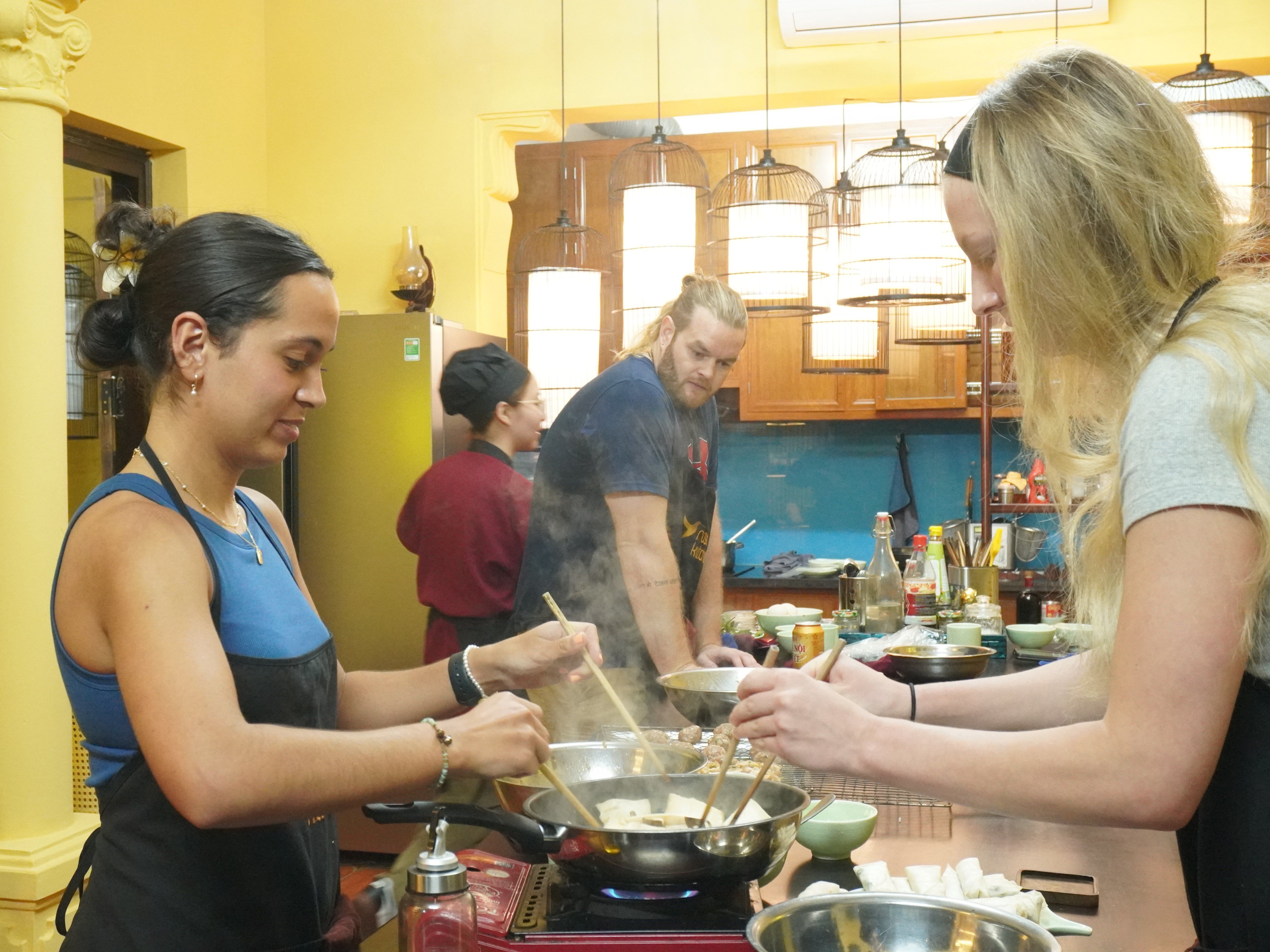Cook Like a Local: Hanoi’s Bun Cha, Nem Ran & Banana Flower Salad