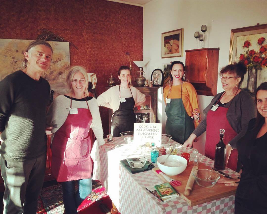 Cook Like An Ancient Tuscan at Hill Overlooking Village
