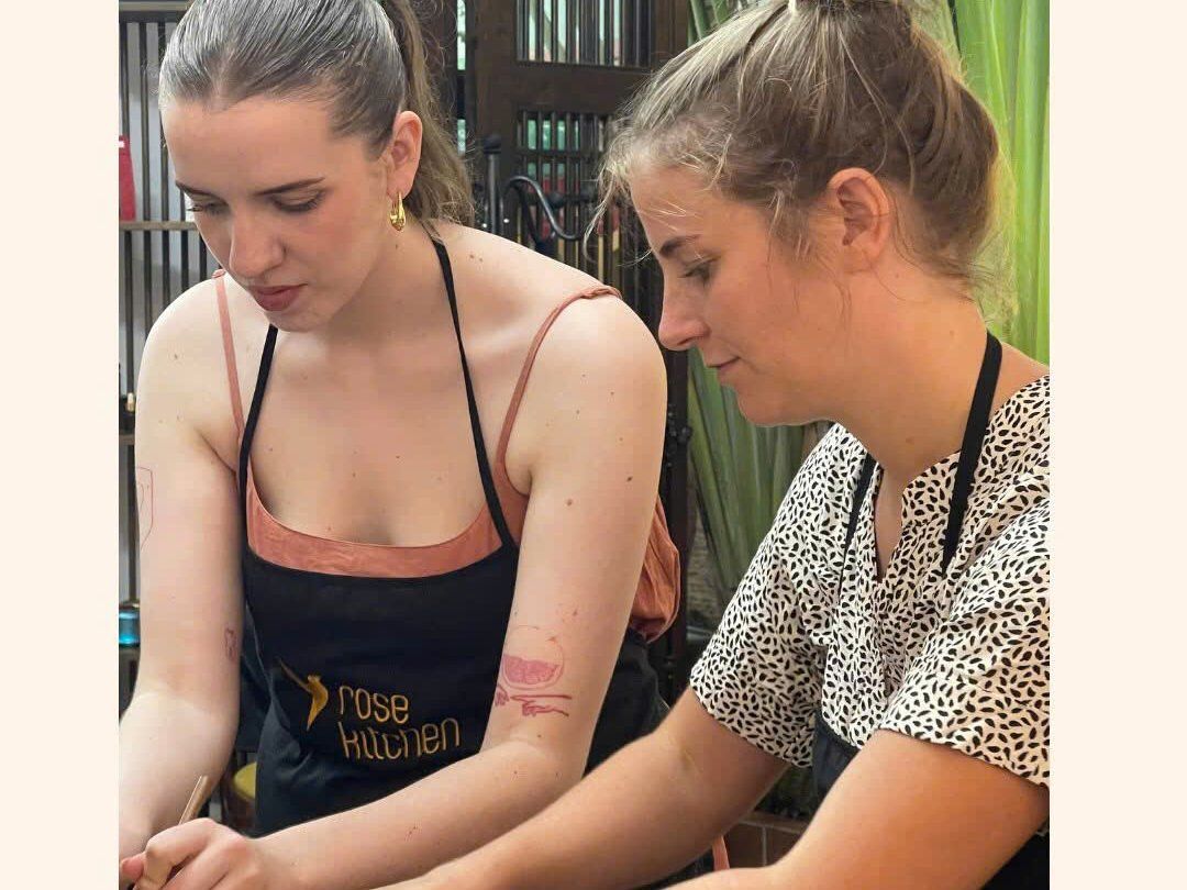 Nem Ran & Bun Cha Cooking in Hanoi Garden Villa + Free Egg Coffee