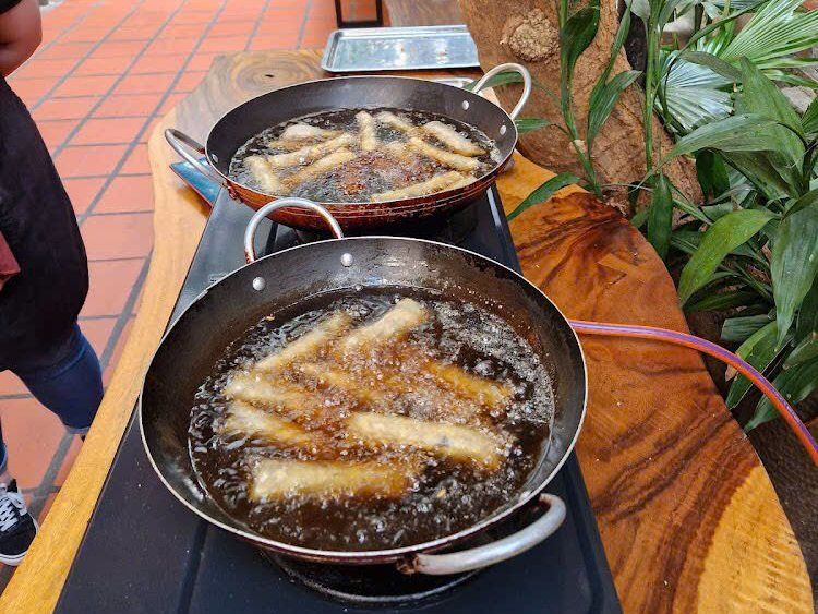 Nem Ran & Bun Cha Cooking in Hanoi Garden Villa + Free Egg Coffee