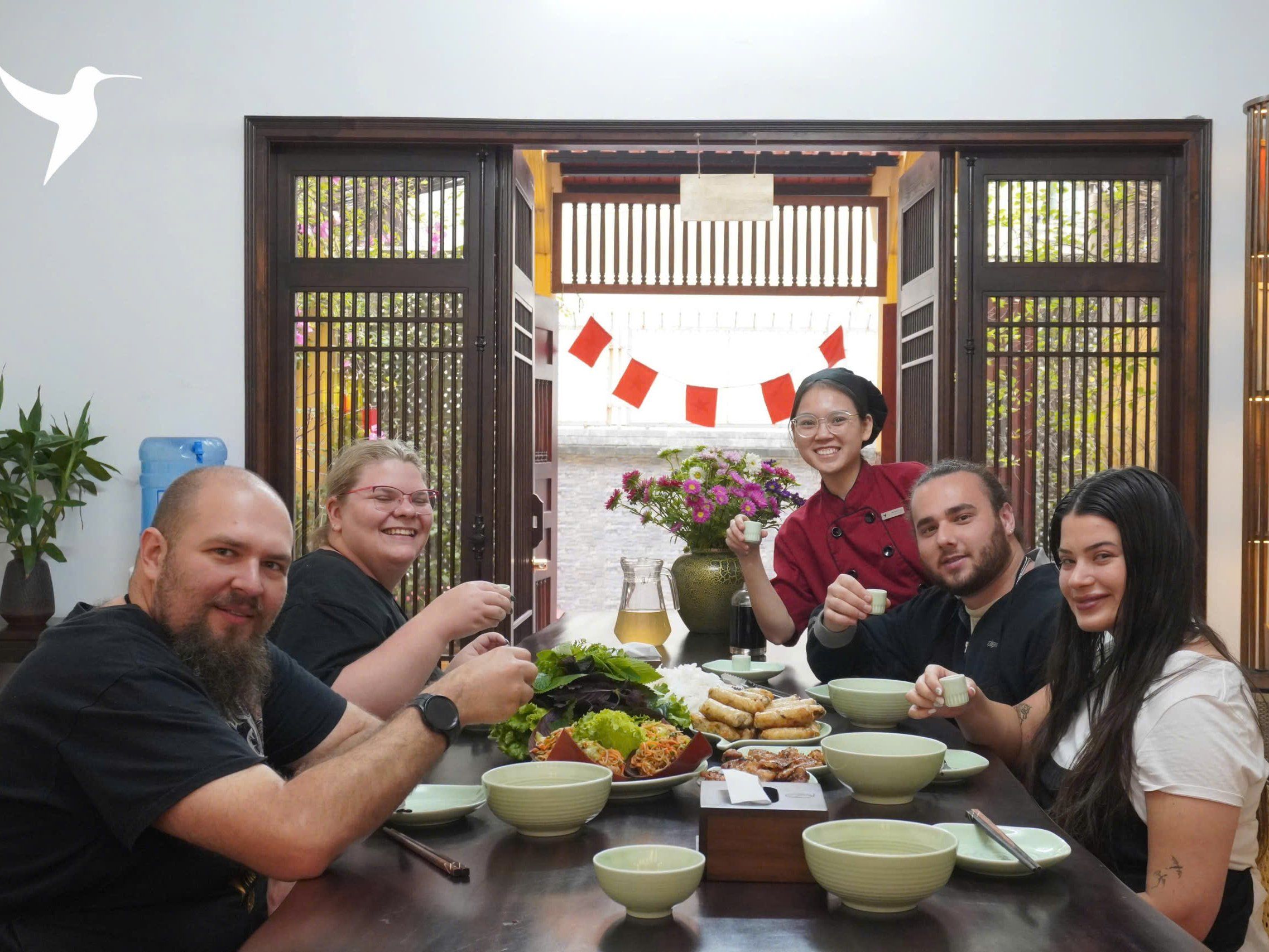 Nem Ran & Bun Cha Cooking in Hanoi Garden Villa + Free Egg Coffee