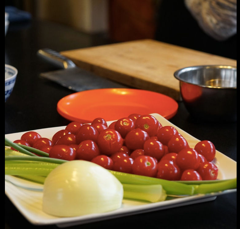 Cook with the Chef: Wok Skills and Stir Fry Class with Market Tour and Condiments class