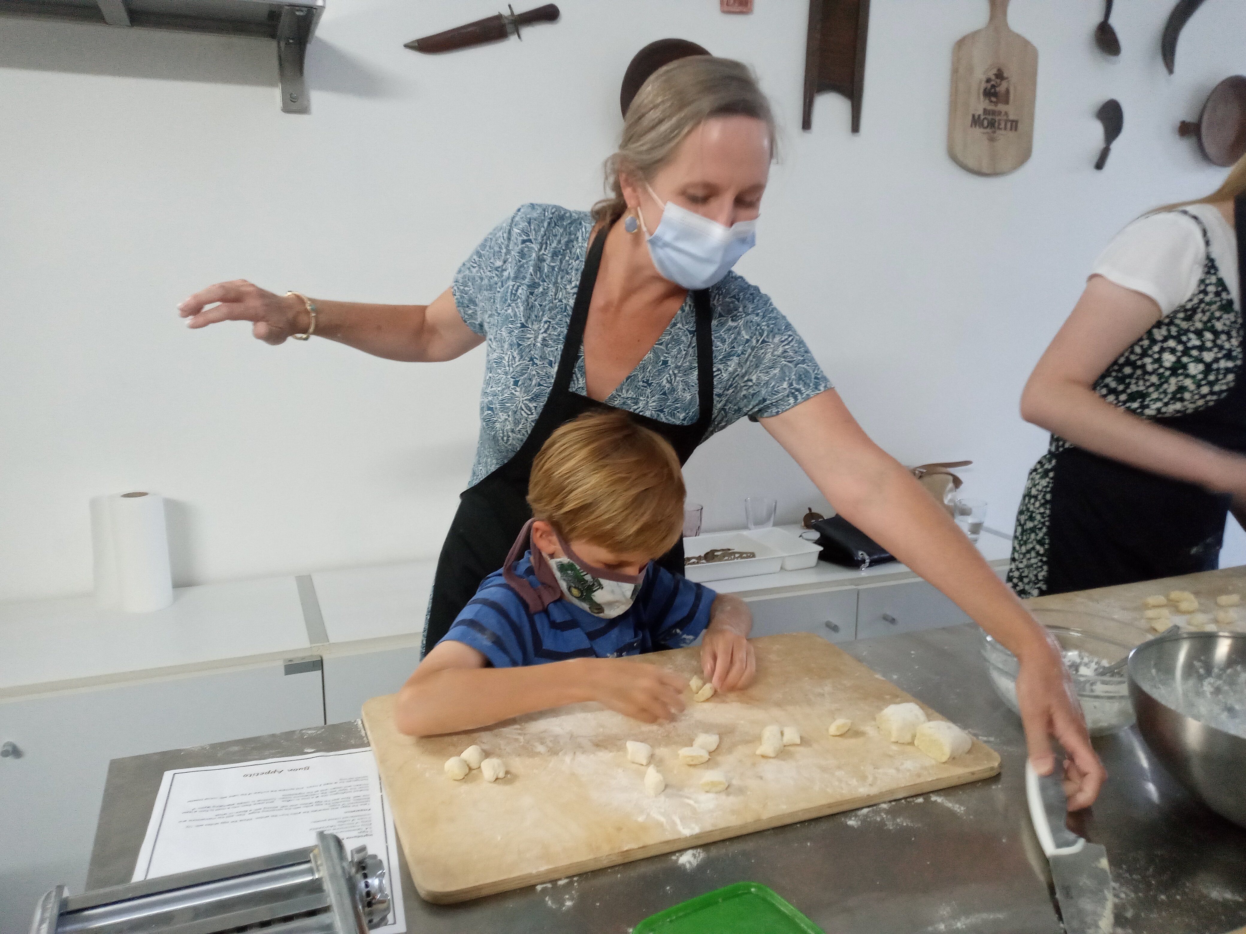 Cooking and Drinking in a Tuscan Farmhouse