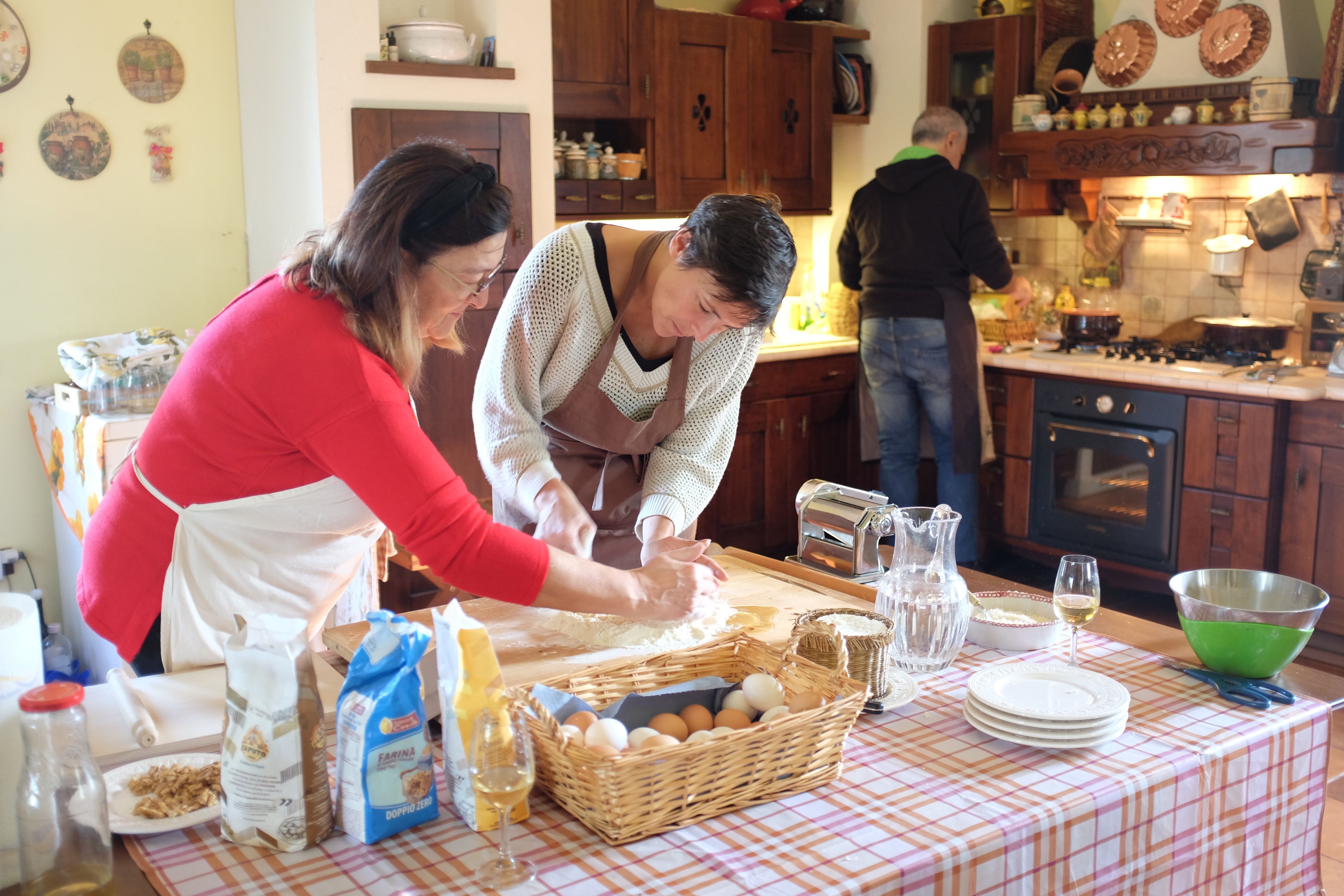 Kochen auf dem Bauernhof: Pastaherstellung