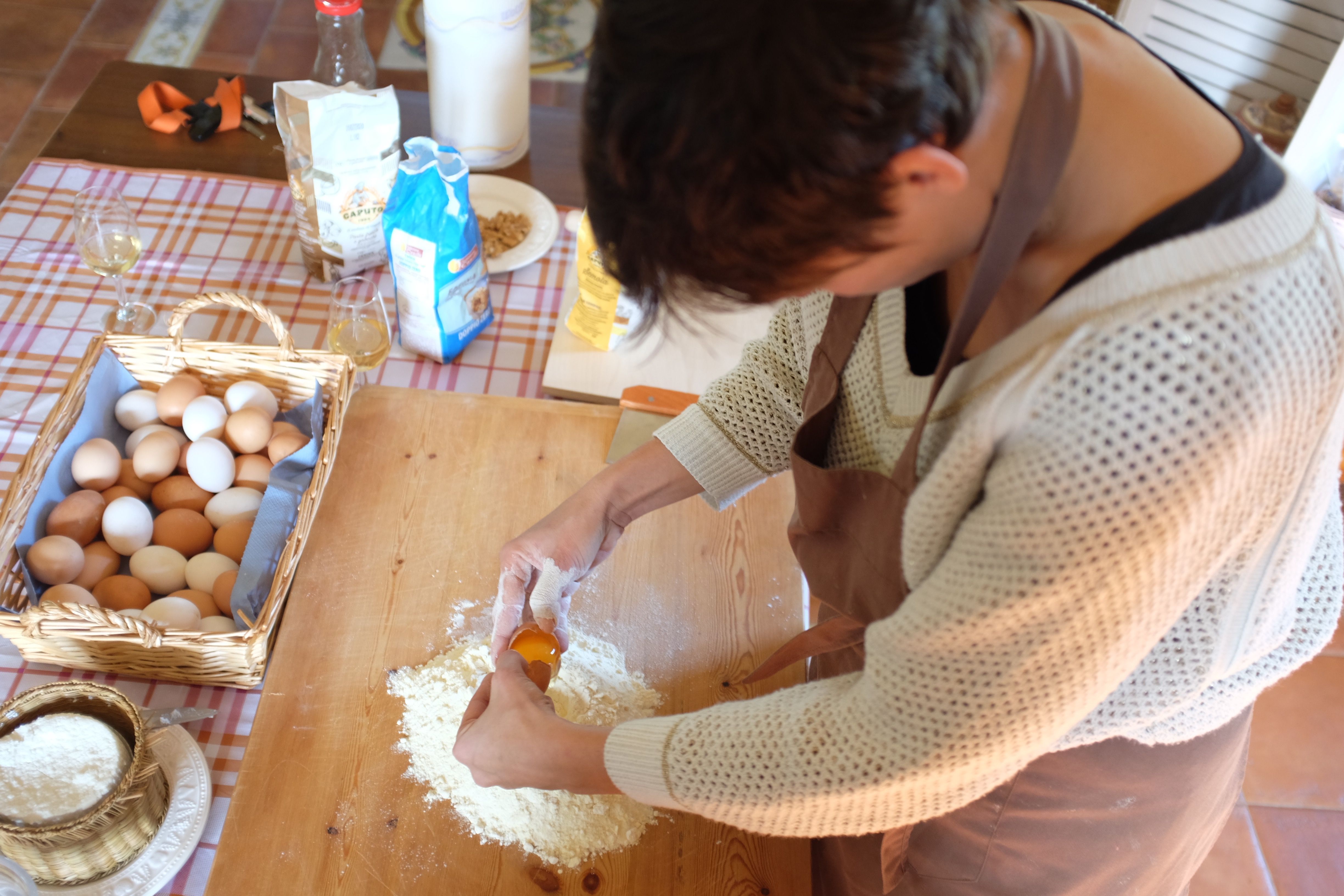 Kochen auf dem Bauernhof: Pastaherstellung