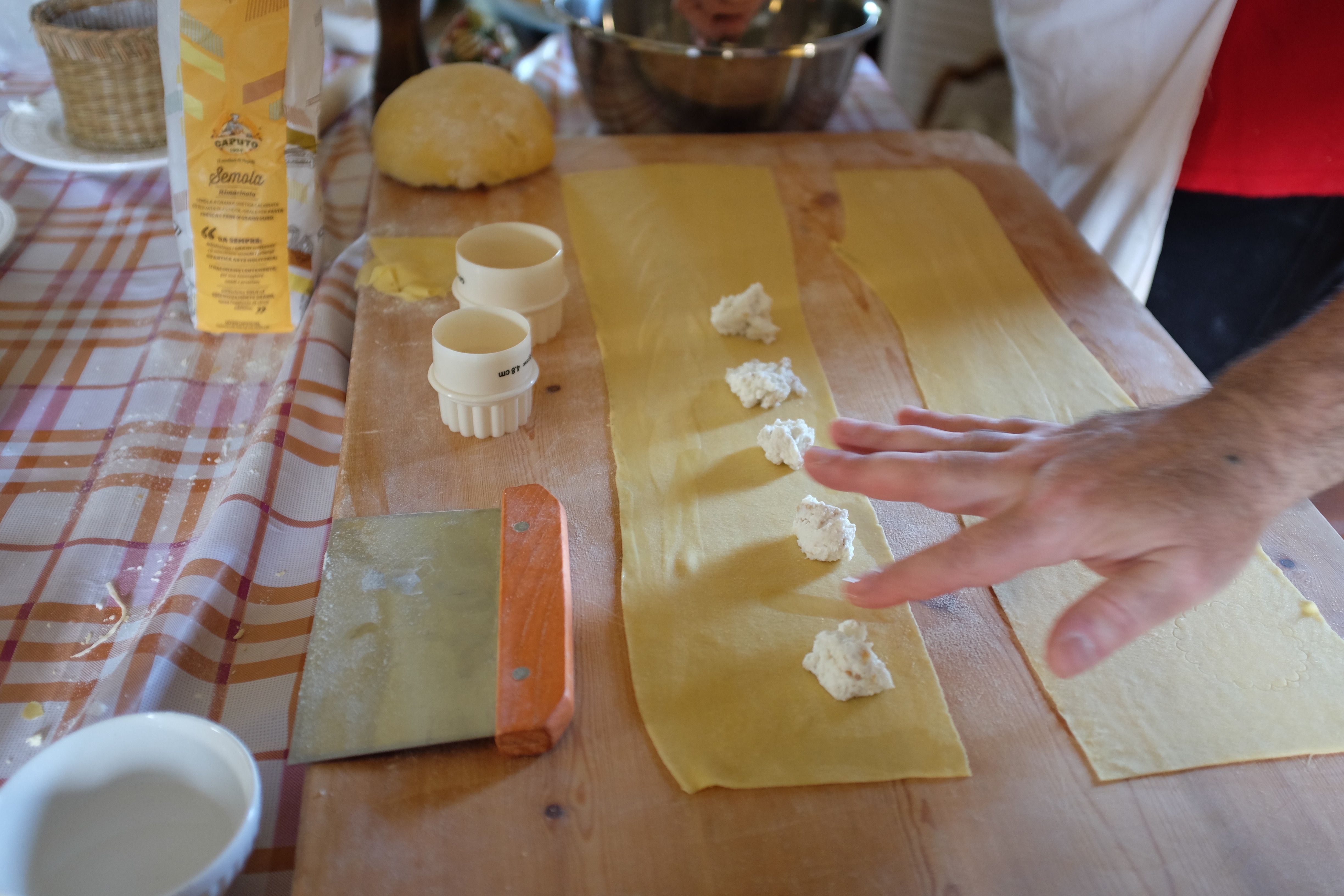 Kochen auf dem Bauernhof: Pastaherstellung