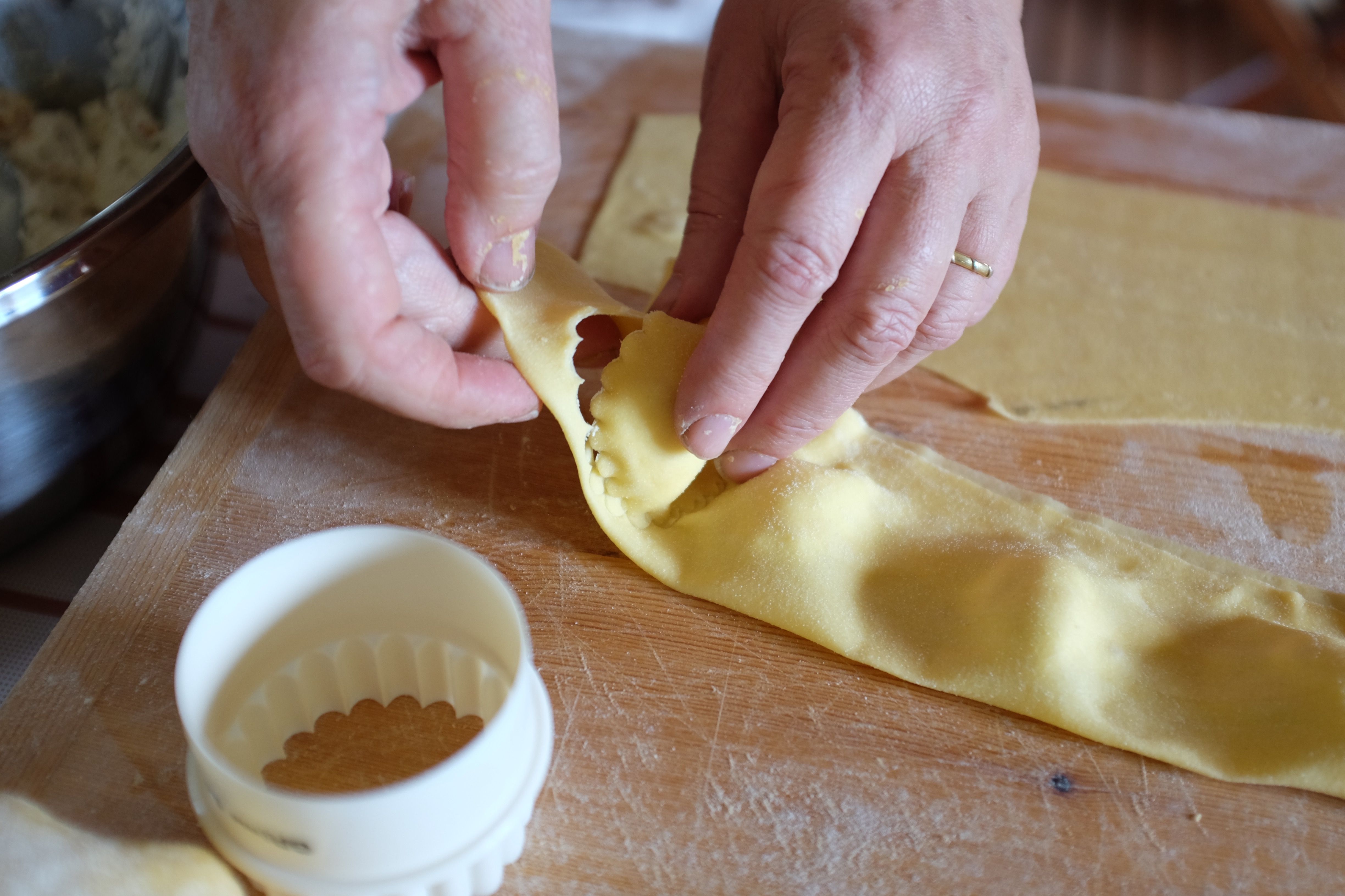 Kochen auf dem Bauernhof: Pastaherstellung