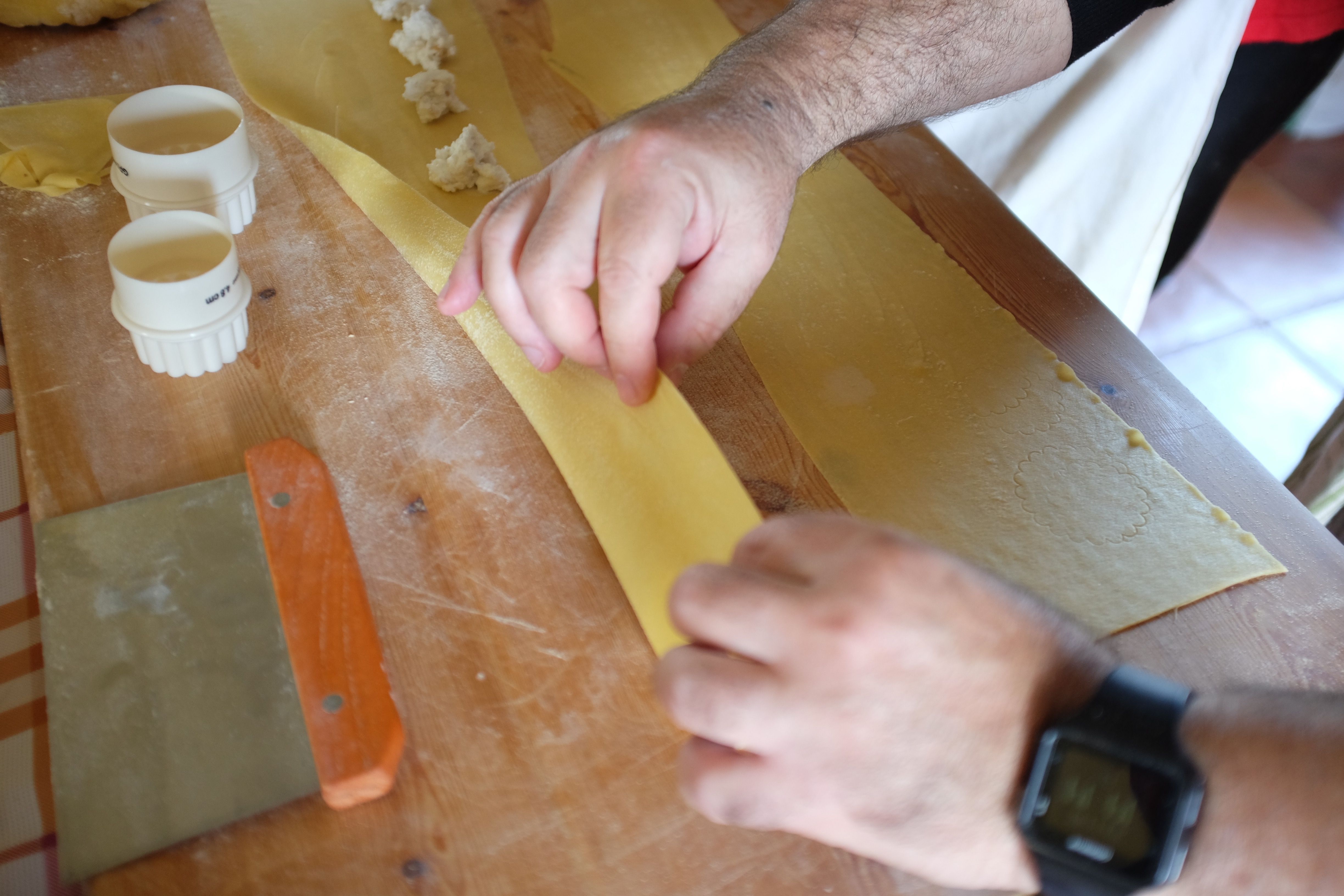 Kochen auf dem Bauernhof: Pastaherstellung