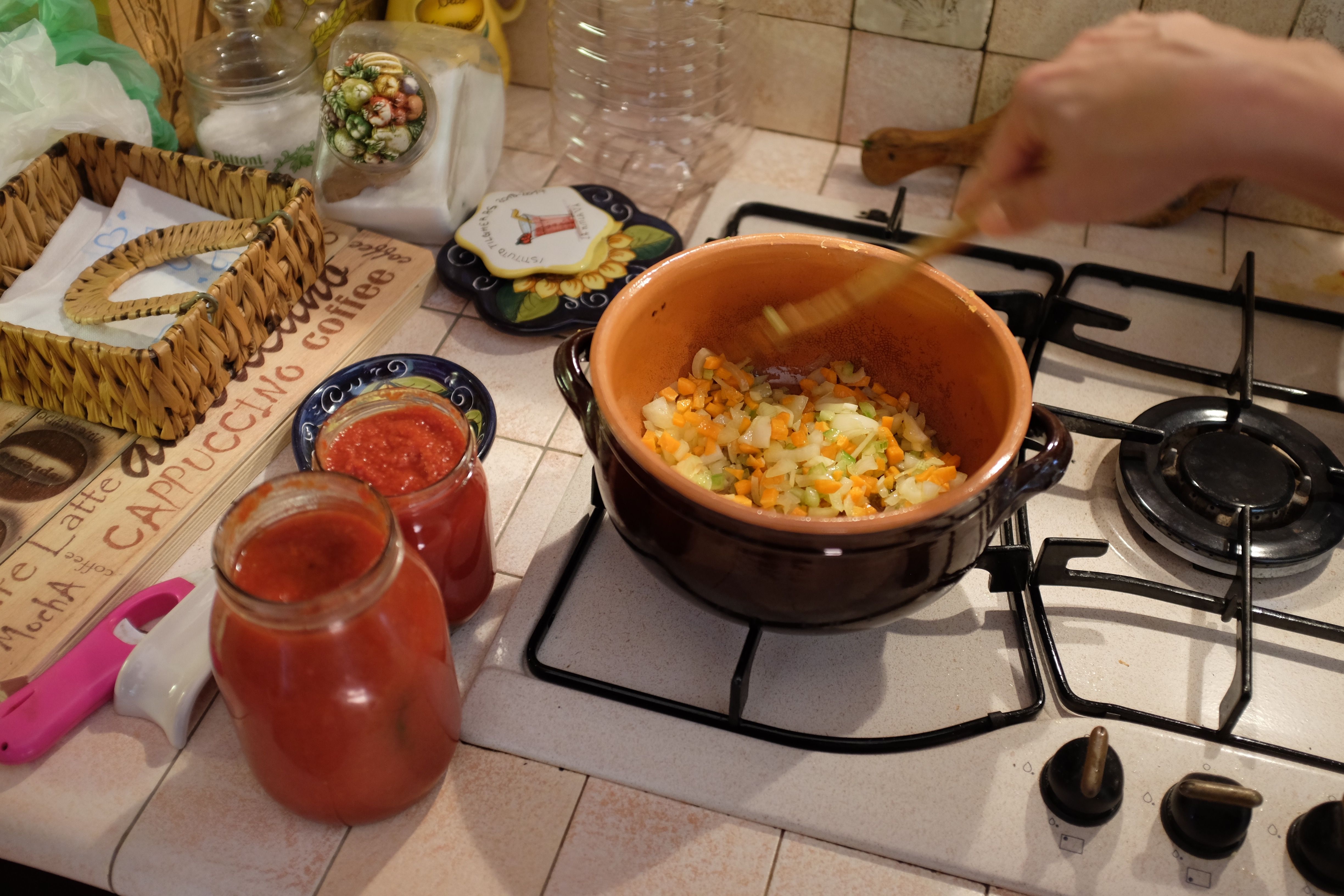 Kochen auf dem Bauernhof: Pastaherstellung
