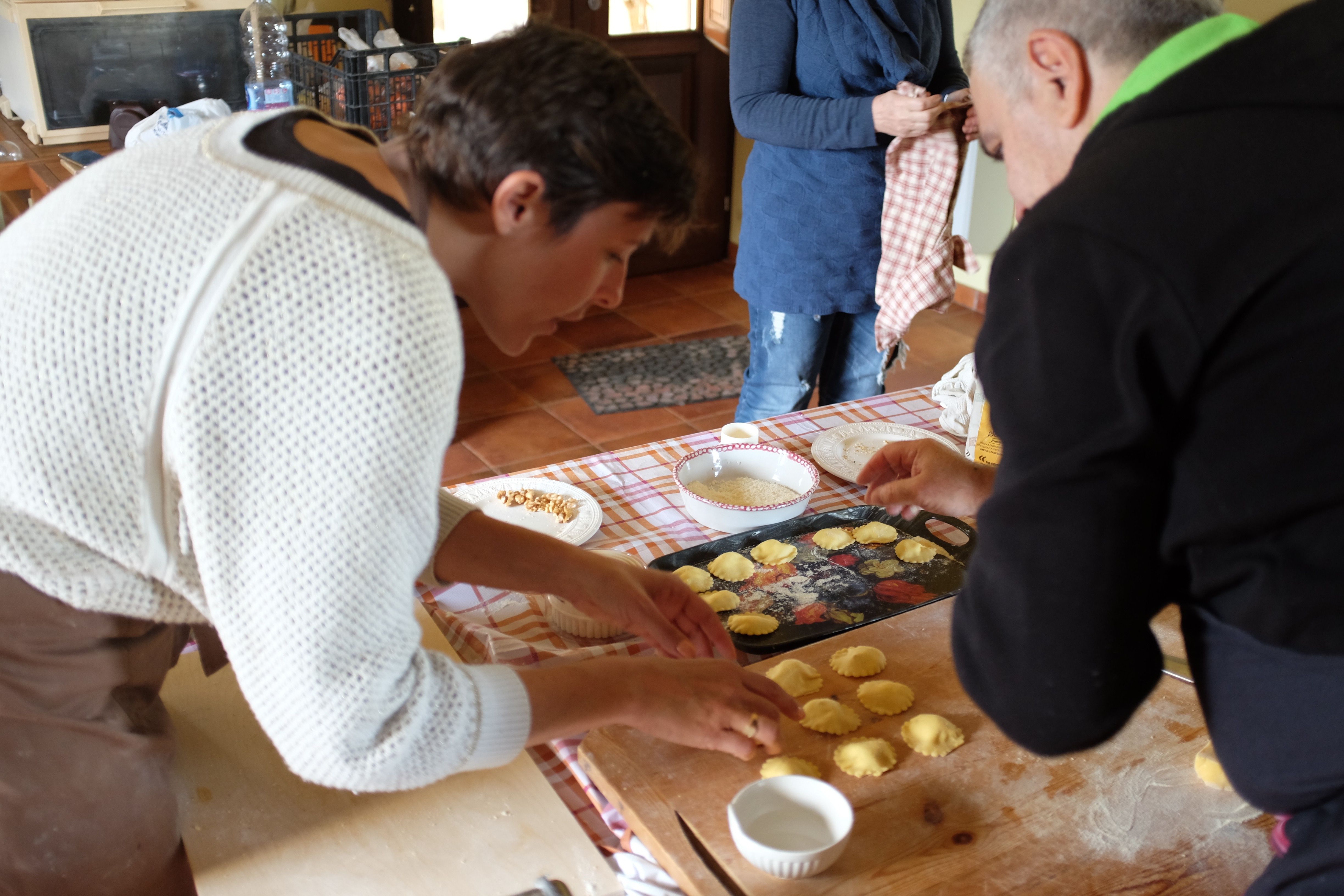 Kochen auf dem Bauernhof: Pastaherstellung
