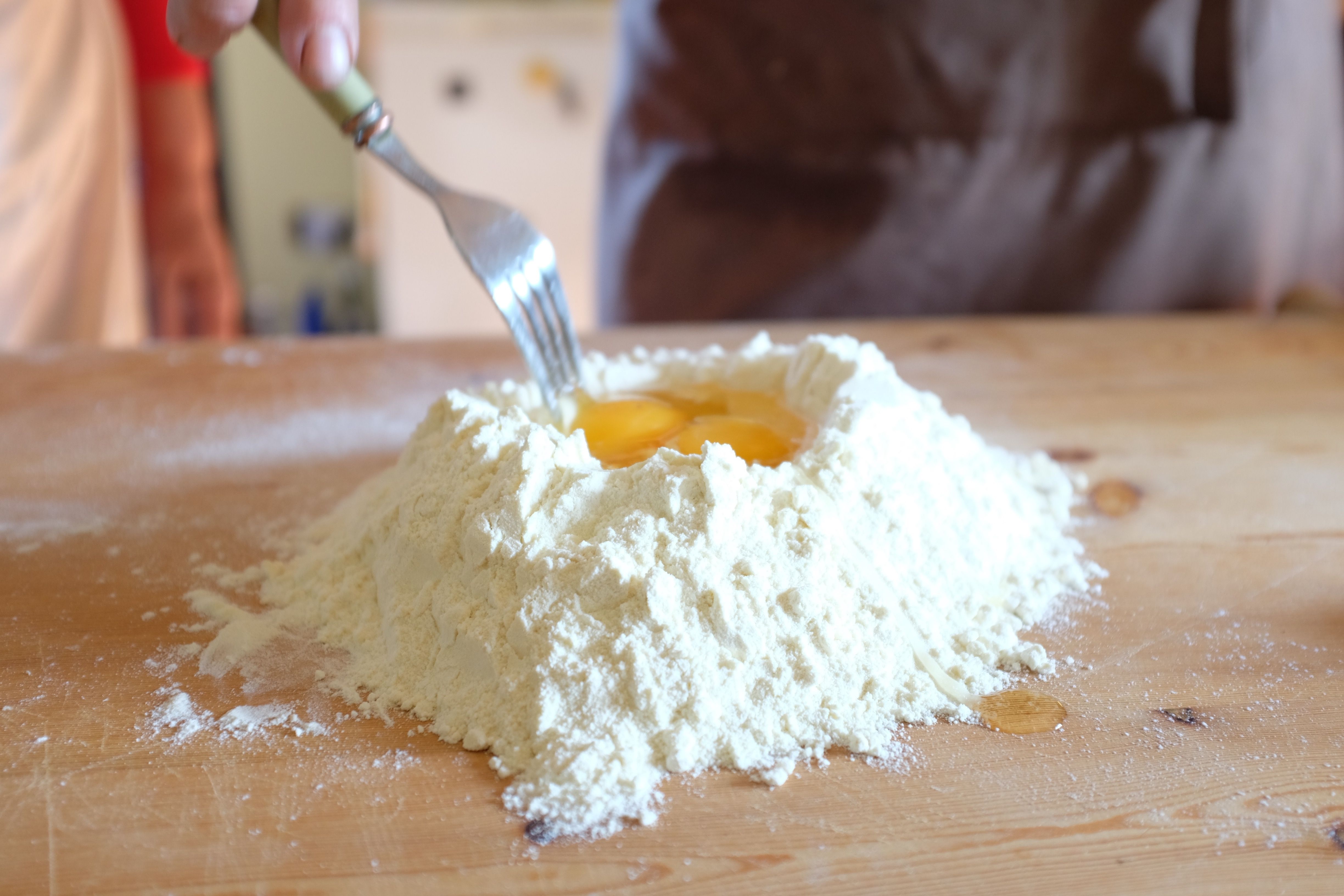 Kochen auf dem Bauernhof: Pastaherstellung