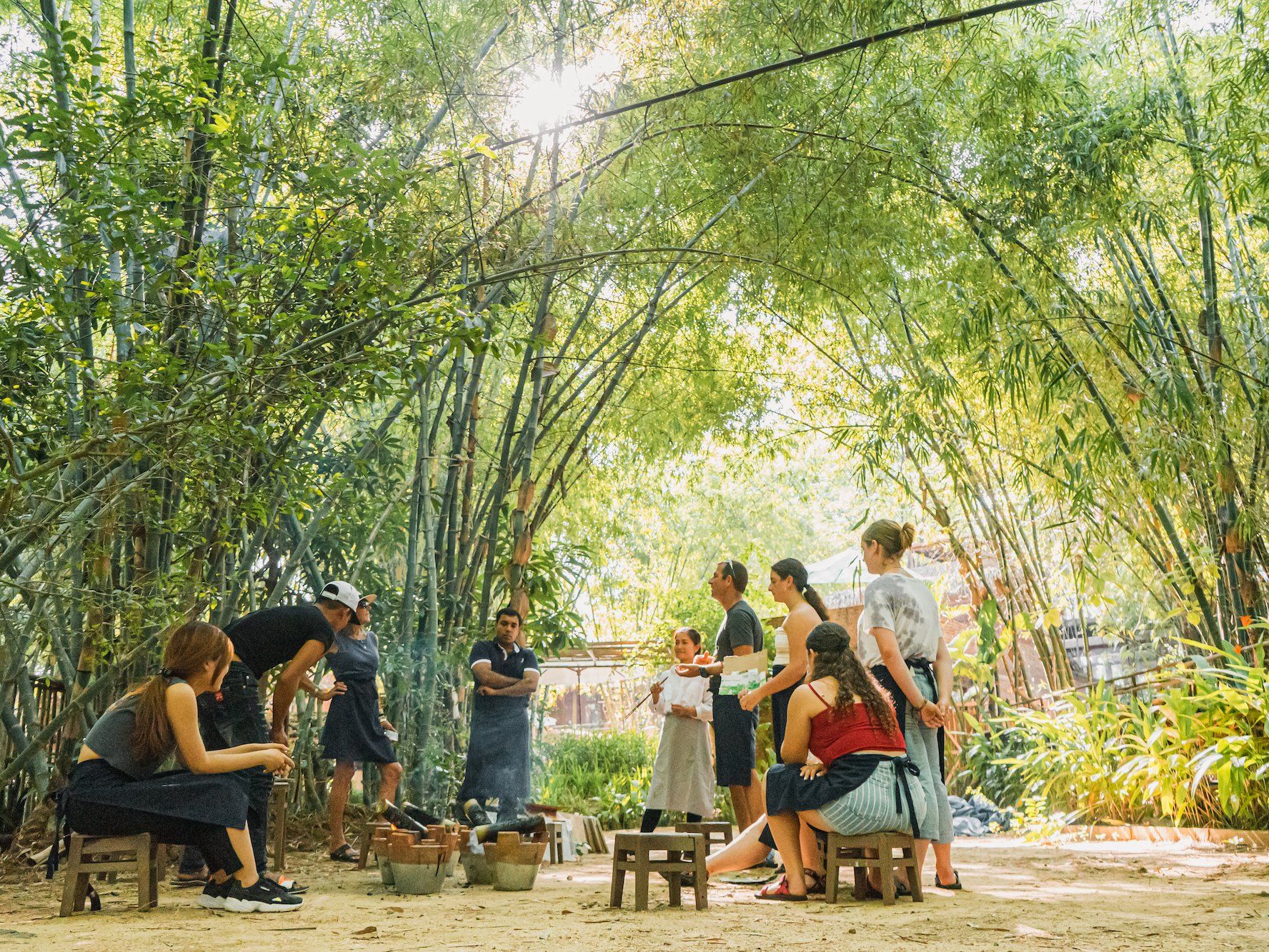 Adventurous Cooking Class on Bamboo Forest Island