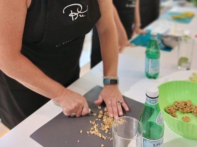 Ein interaktiver Kochkurs mit italienischen Gerichten unter der Leitung unseres Küchenchefs