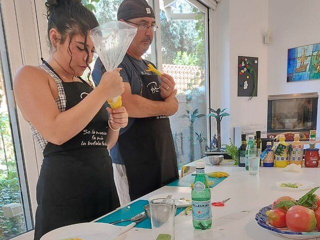 Ein interaktiver Kochkurs mit italienischen Gerichten unter der Leitung unseres Küchenchefs