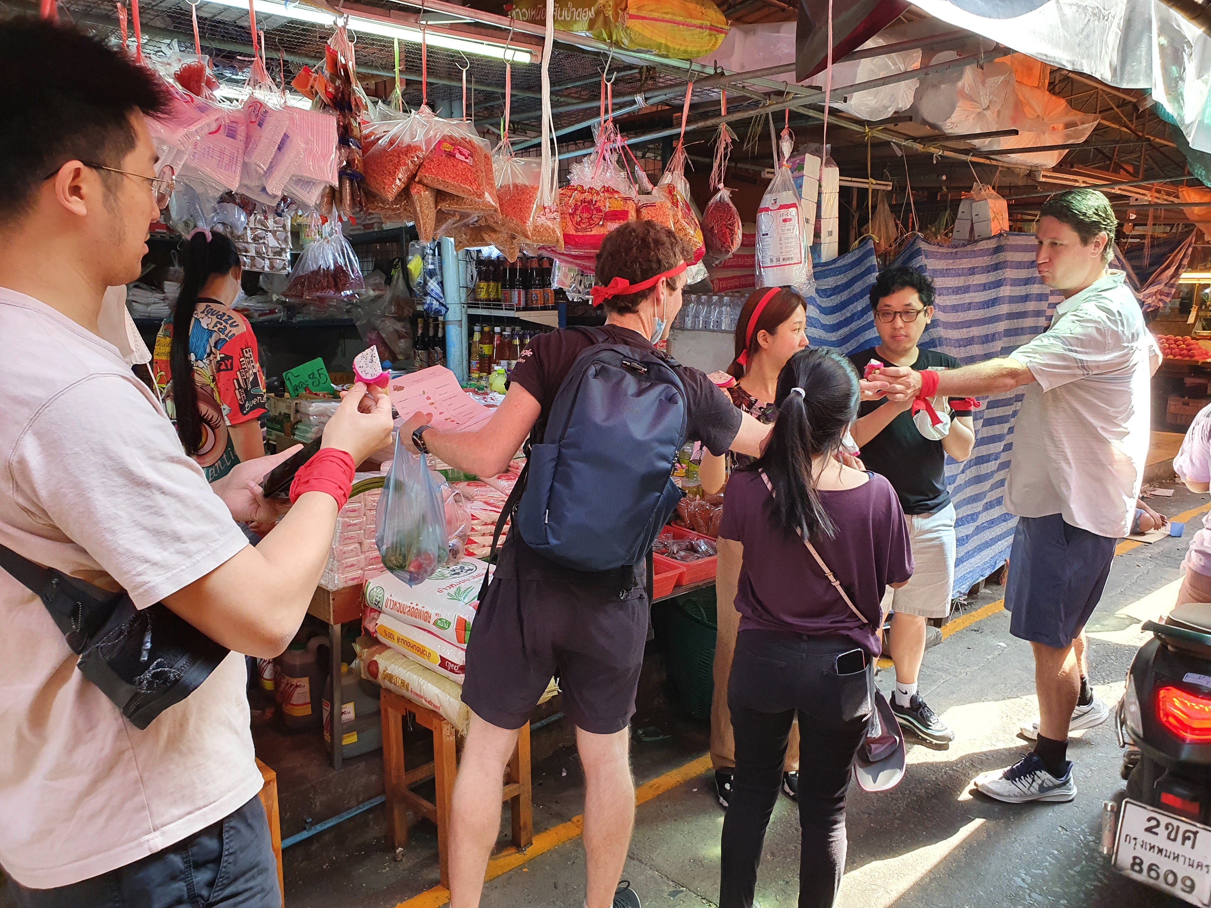Thai Cooking & Market Scavenger Hunt Experience
