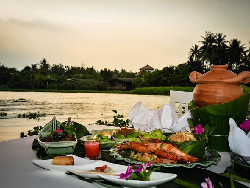 Cooking Class with Two Market Tours and River Boat Trip