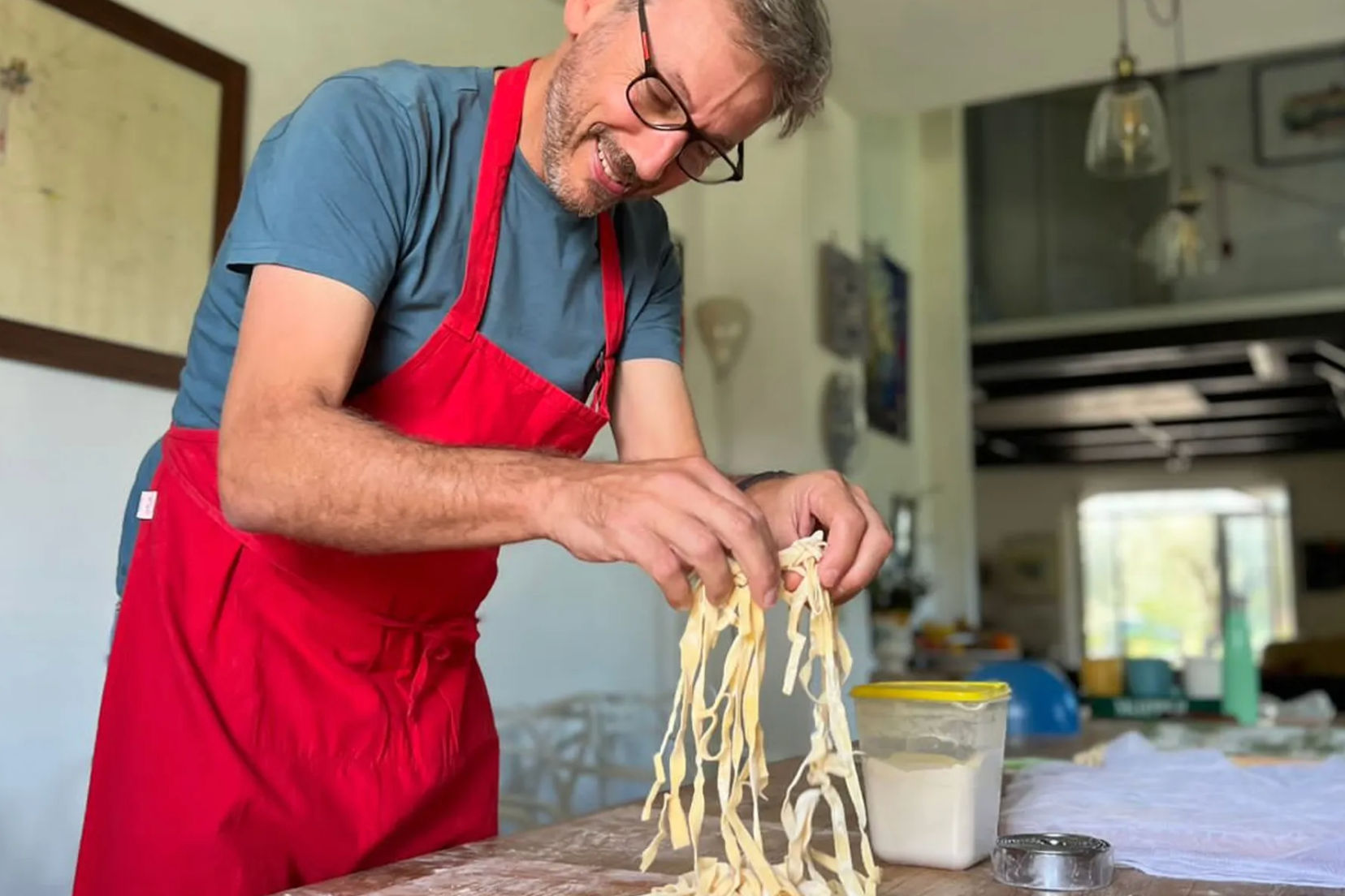 Wild Herb Pasta Class & Homemade Wine Tasting in Rome's Countryside