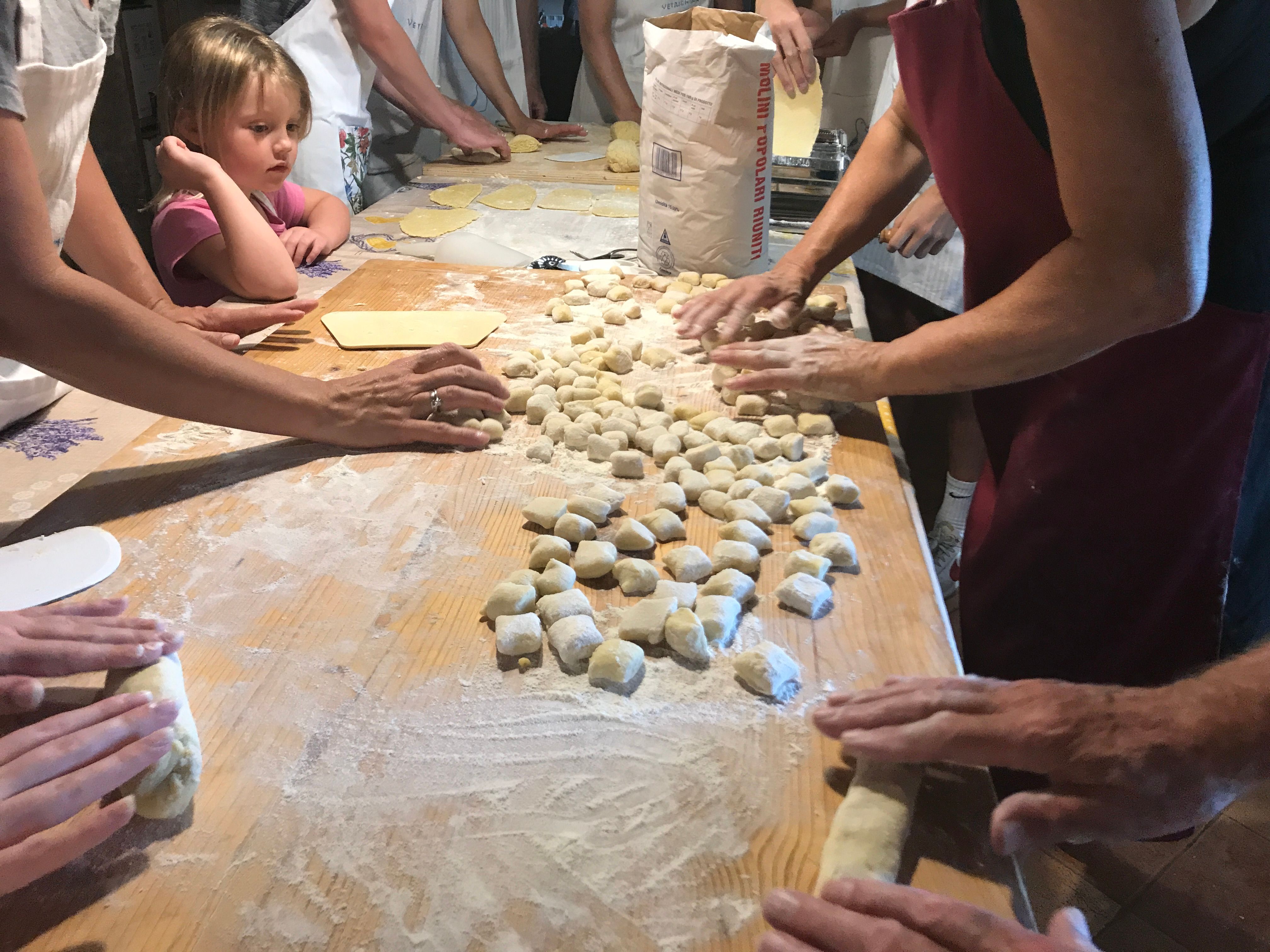 Cooking Pasta and Pizza for Party in San Casciano dei Bagni - Siena