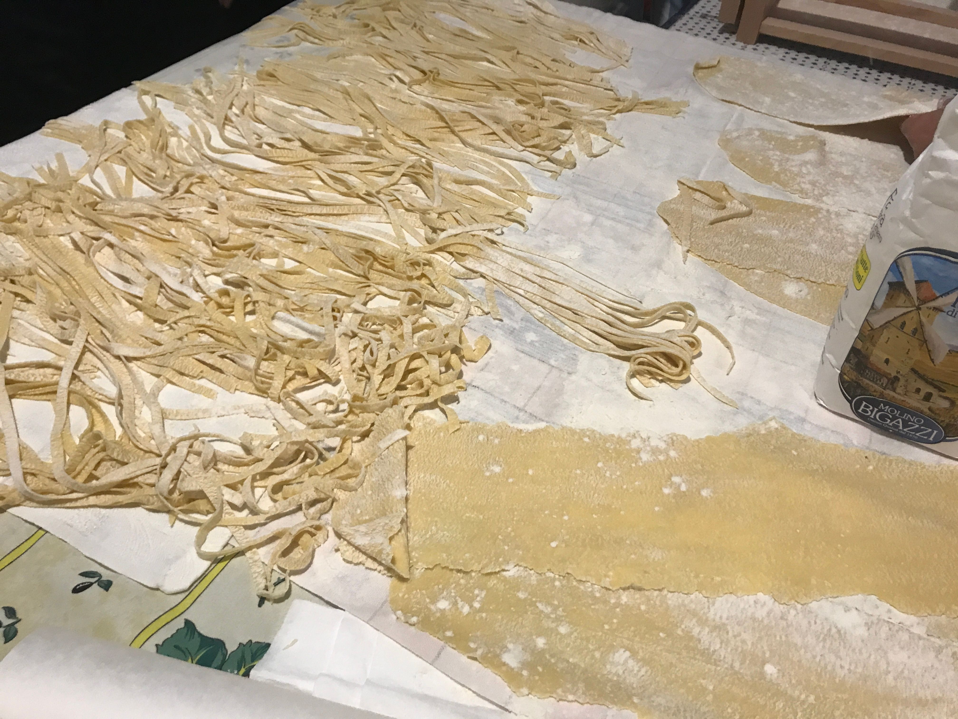 Cooking Pasta and Pizza for Party in San Casciano dei Bagni - Siena