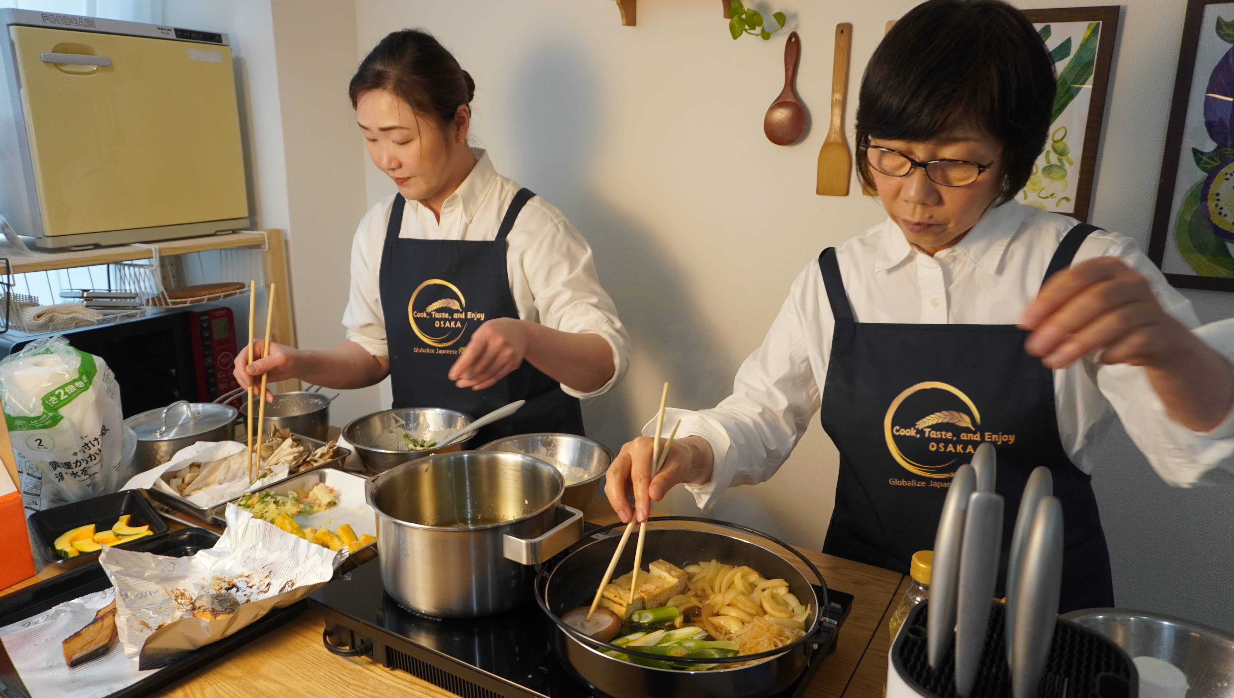 Flavors of Osaka: Home Cooking Class with 2 Menu Choices