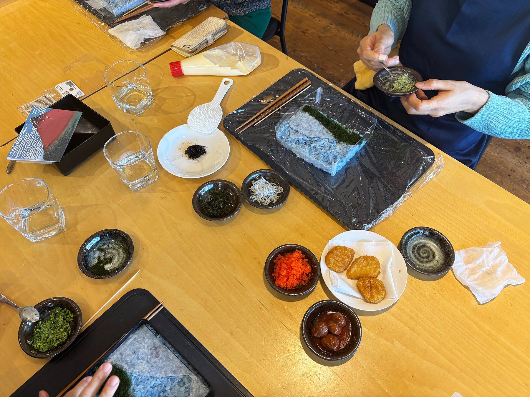 Hokusai Red Fuji–Inspired Character Bento Art Experience
