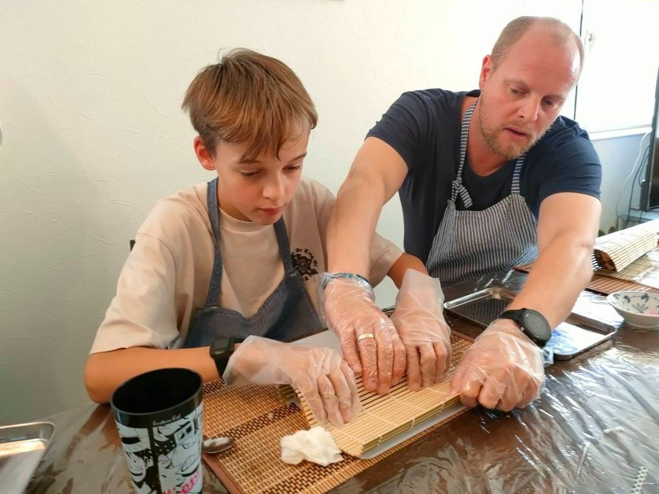 Traditional Japanese Sushi Rolls & Japanese Rolled Omelette Making with a Pro Chef + Local Supermarket Tour