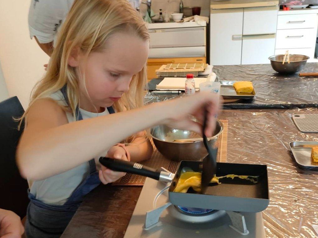 Traditional Japanese Sushi Rolls & Japanese Rolled Omelette Making with a Pro Chef + Local Supermarket Tour