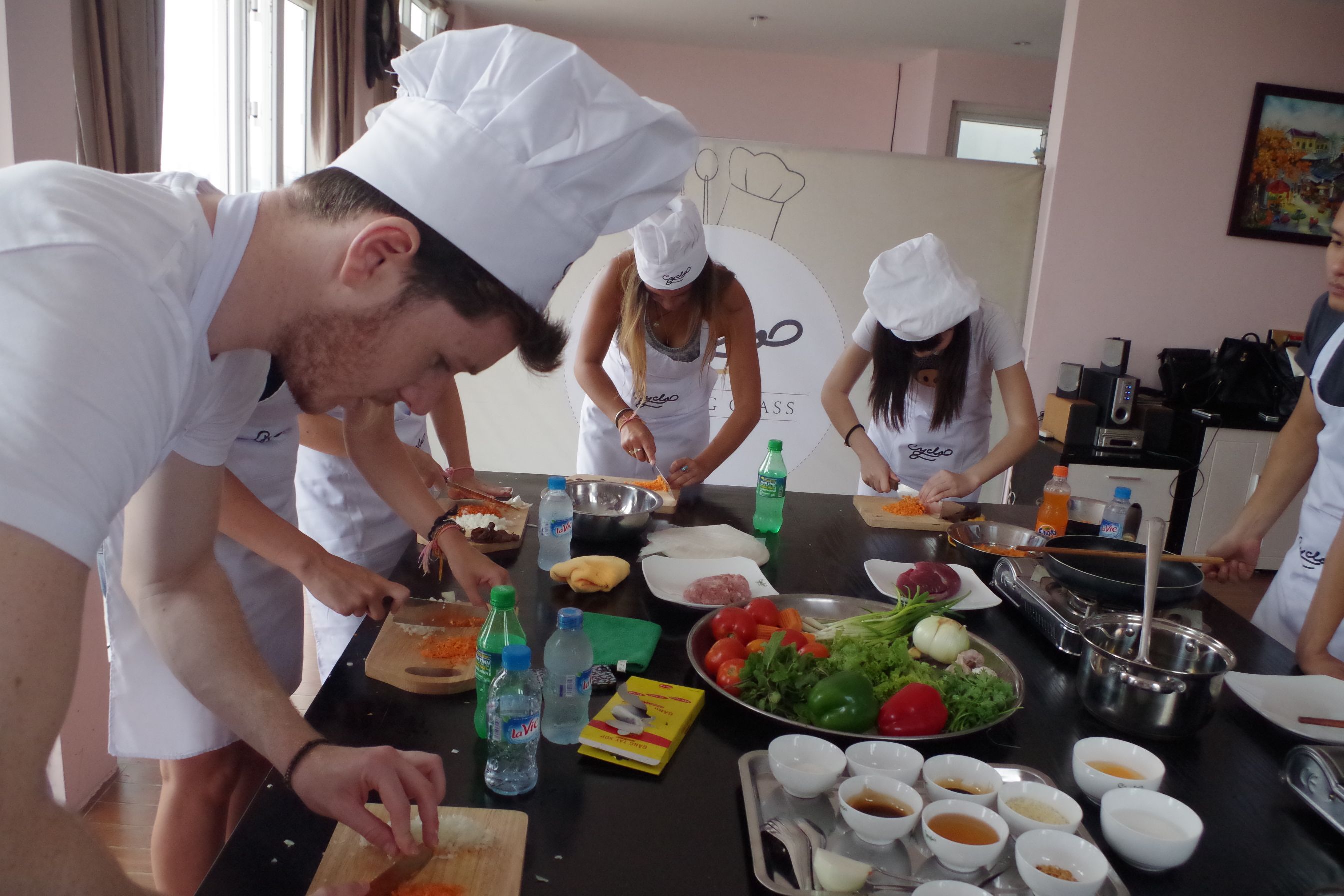 Halbtages-Kochkurs mit Rikscha-Tour + Marktbesuch