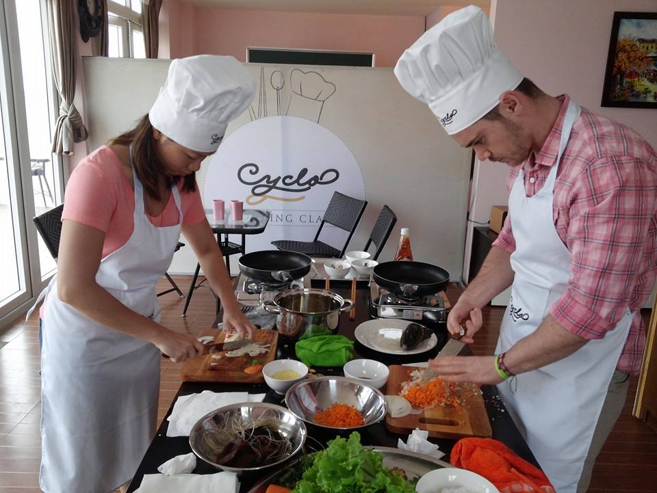 Halbtages-Kochkurs mit Rikscha-Tour + Marktbesuch
