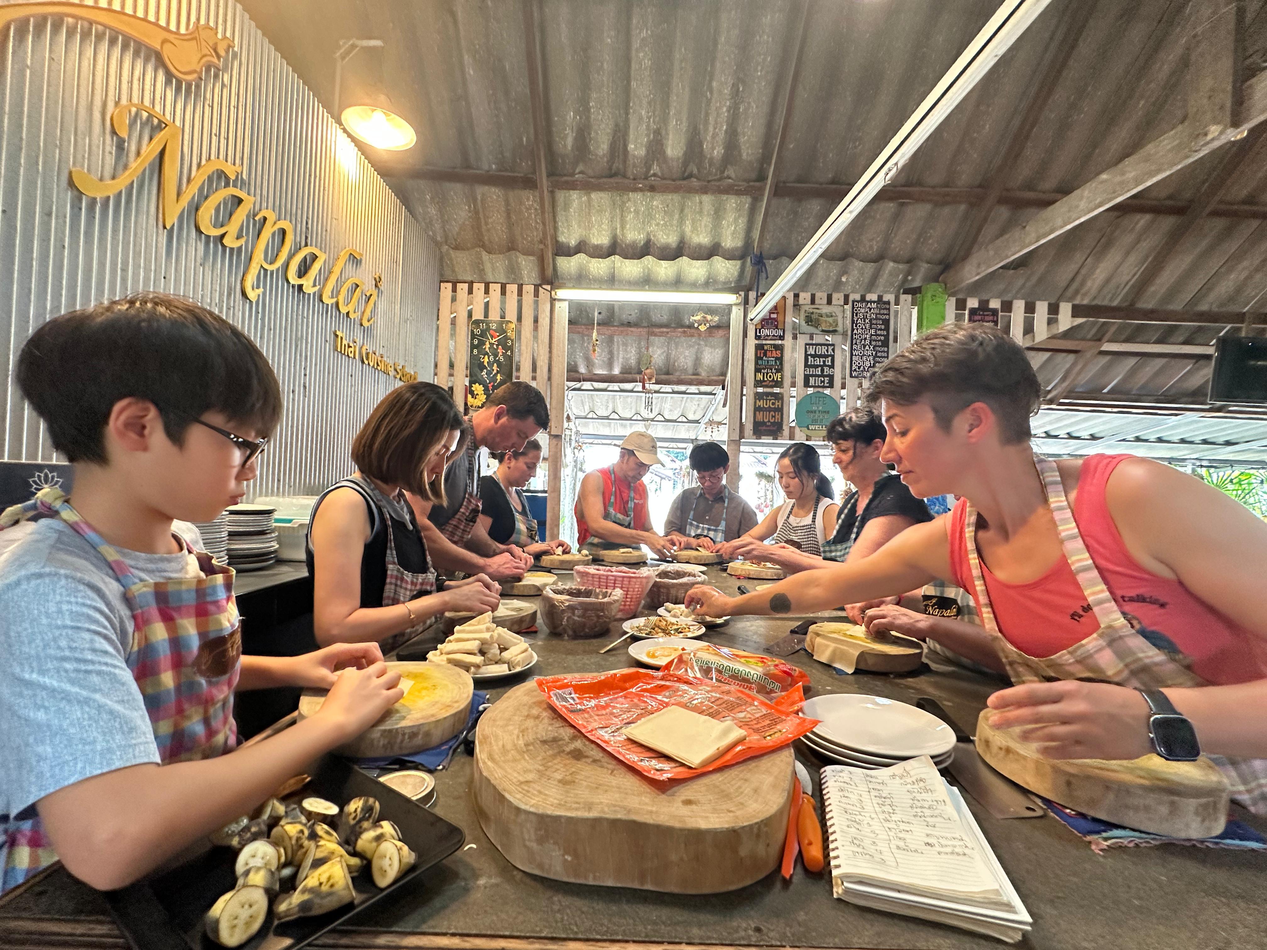 Daily Morning Class with Napalai Thai cuisine