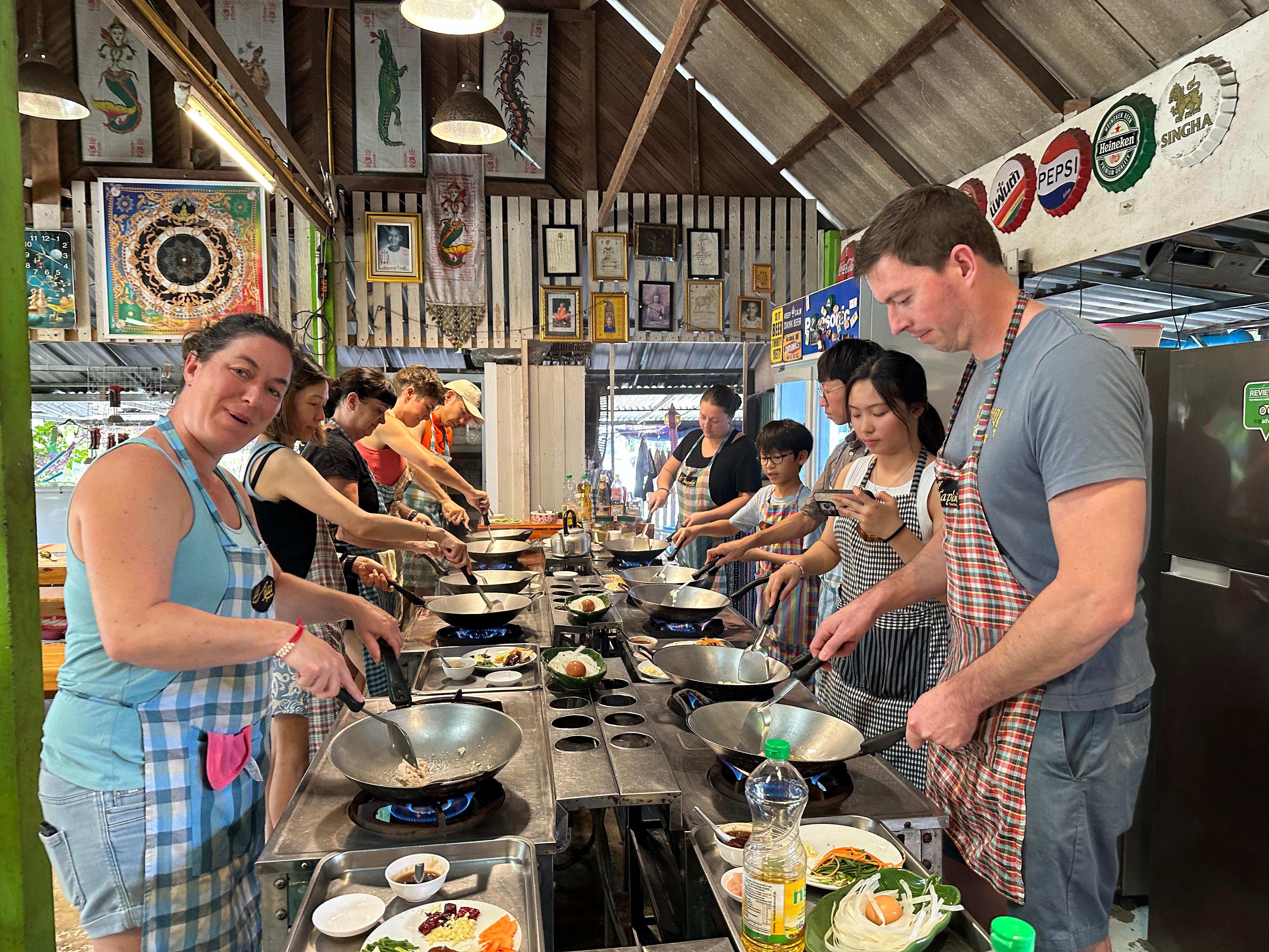 Daily Morning Class with Napalai Thai cuisine