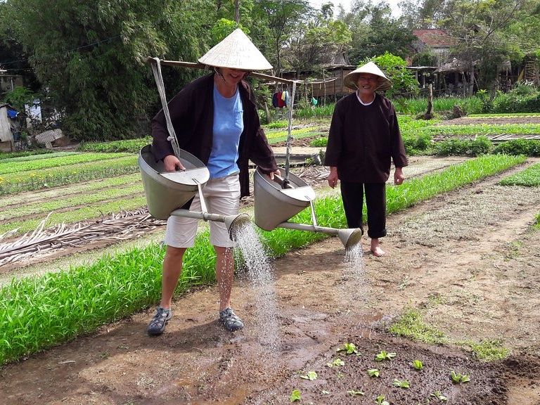 Cooking Class with Farming Experience and Market Tour in Danang
