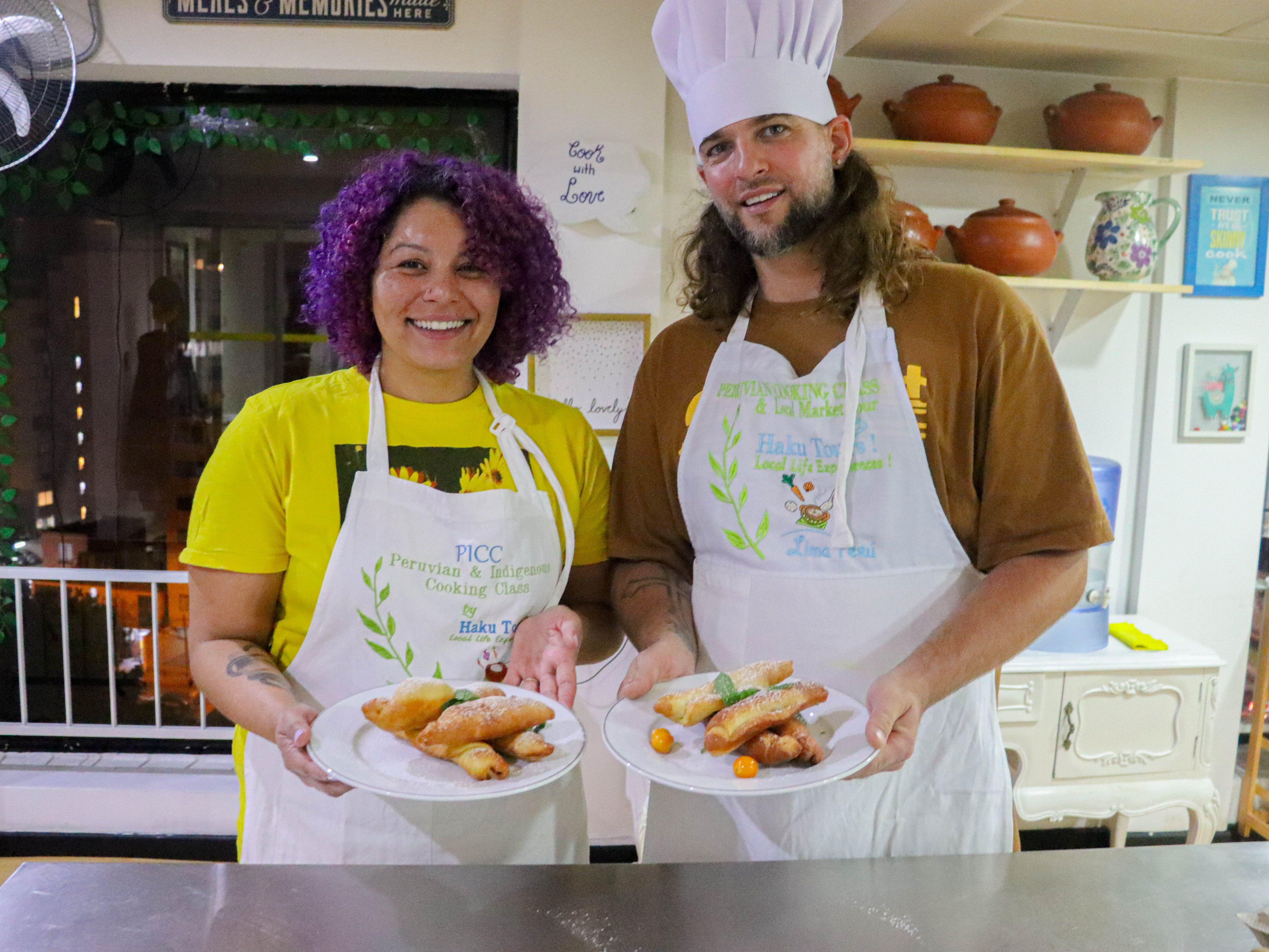 Köstliche Churros mit verschiedenen Füllungen