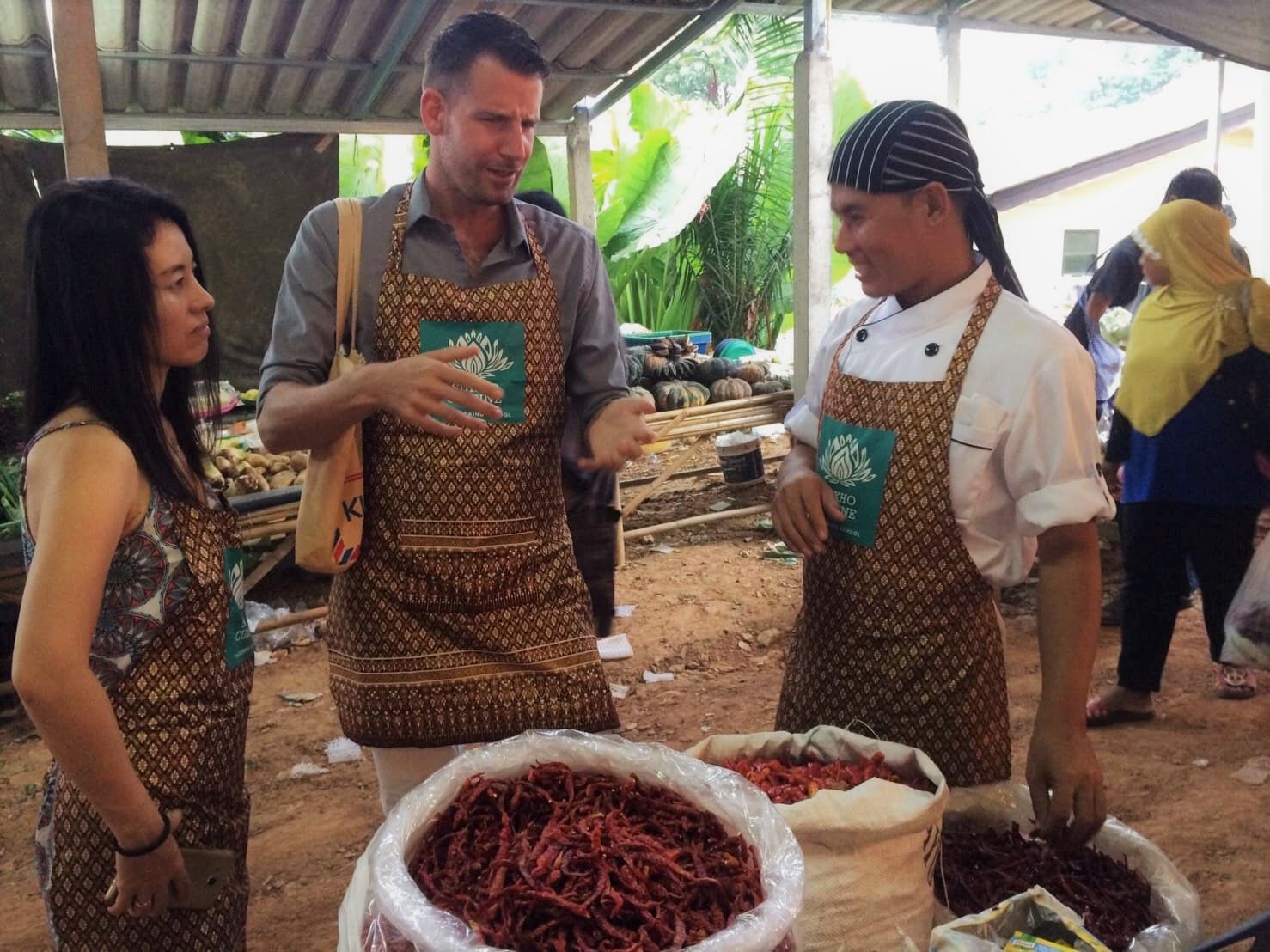 Morning Cooking Program with Market Tour with Thai Master Chef at Sukho Cuisine Koh Lanta