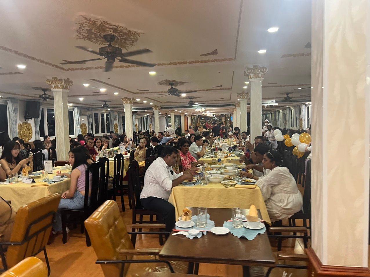 Dinner While Cruising Along Saigon River