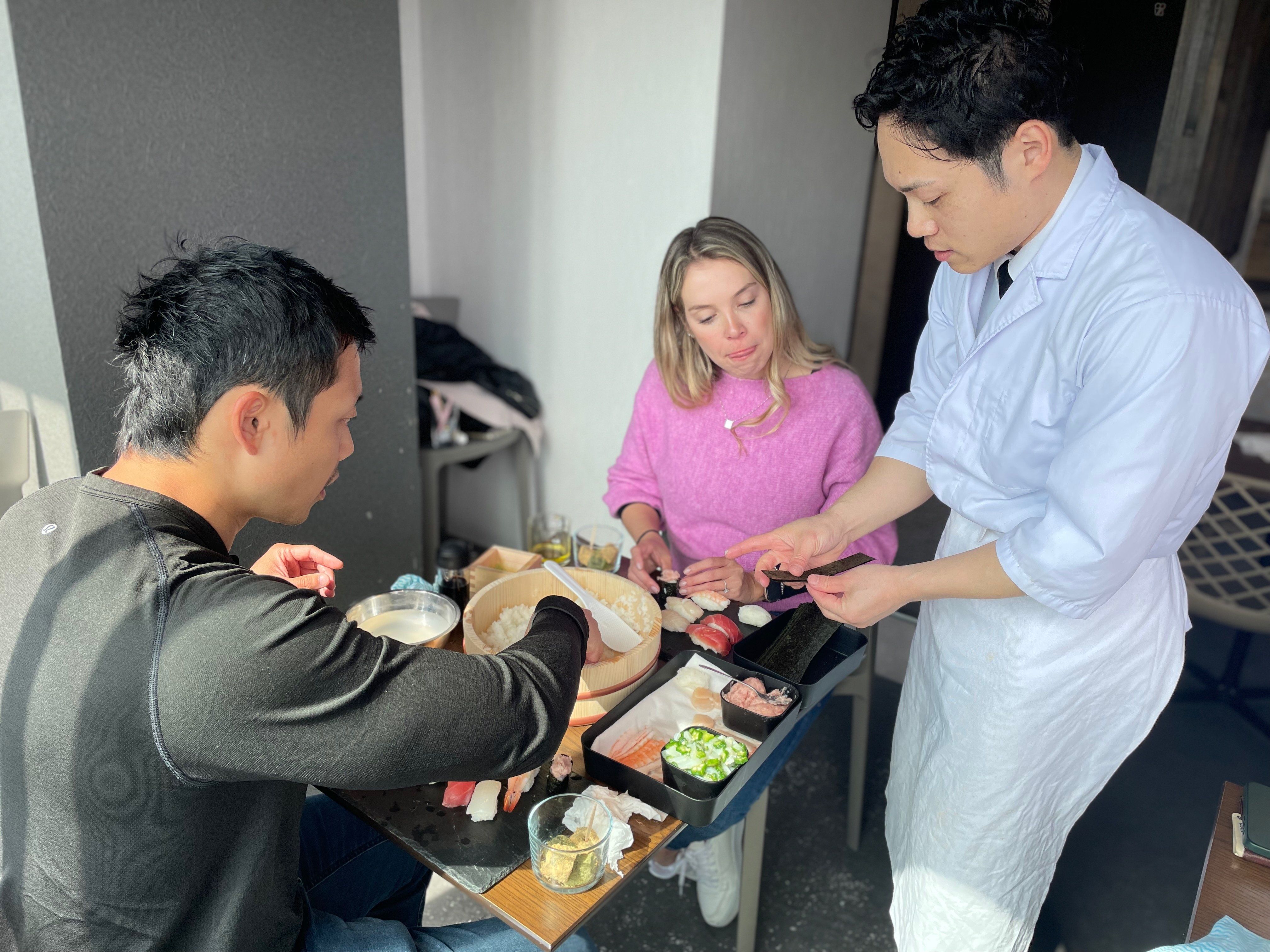 Sushi Making with a Professional Chef in Asakusa