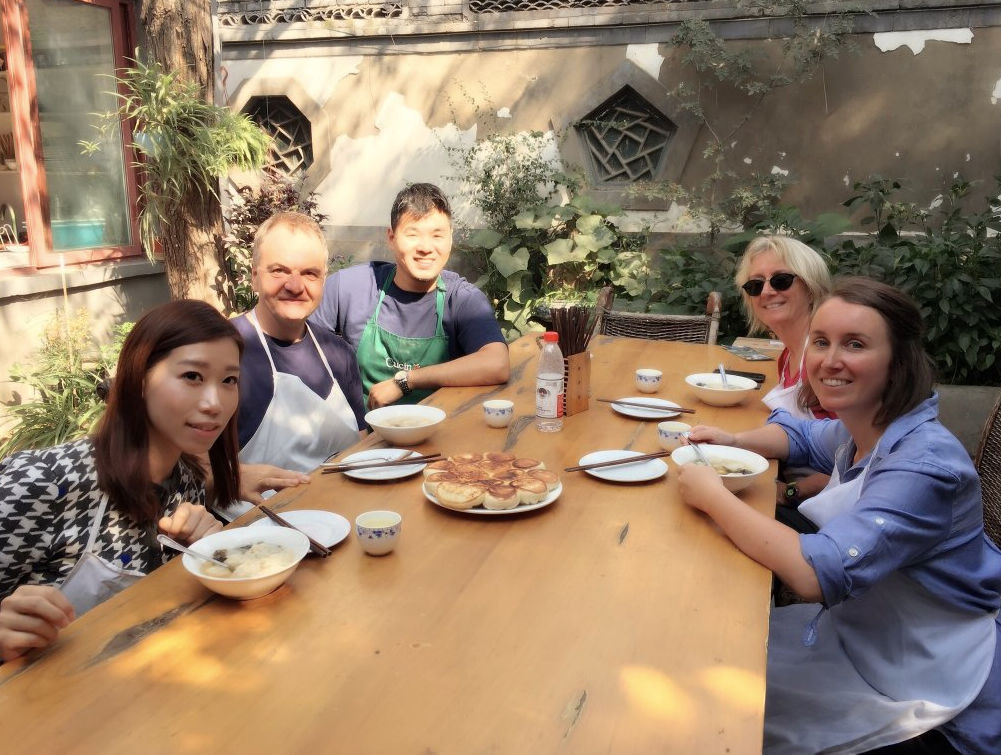 Cook with the Chef: Dumpling or Dim Sum Class from Scratch with Market Tour and Condiments class