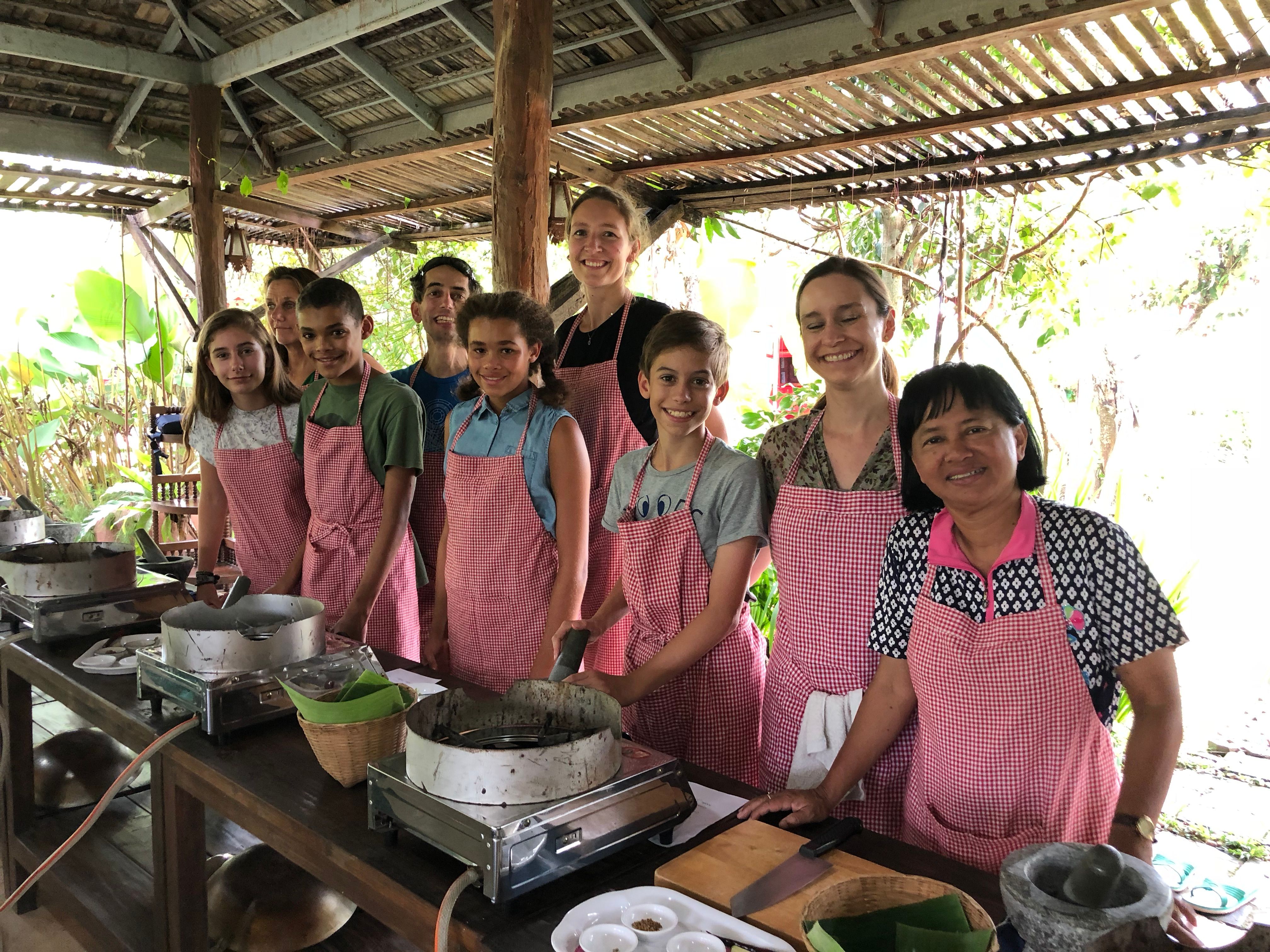 Authentic Thai Cooking in a Garden with Easy and Simple Recipe