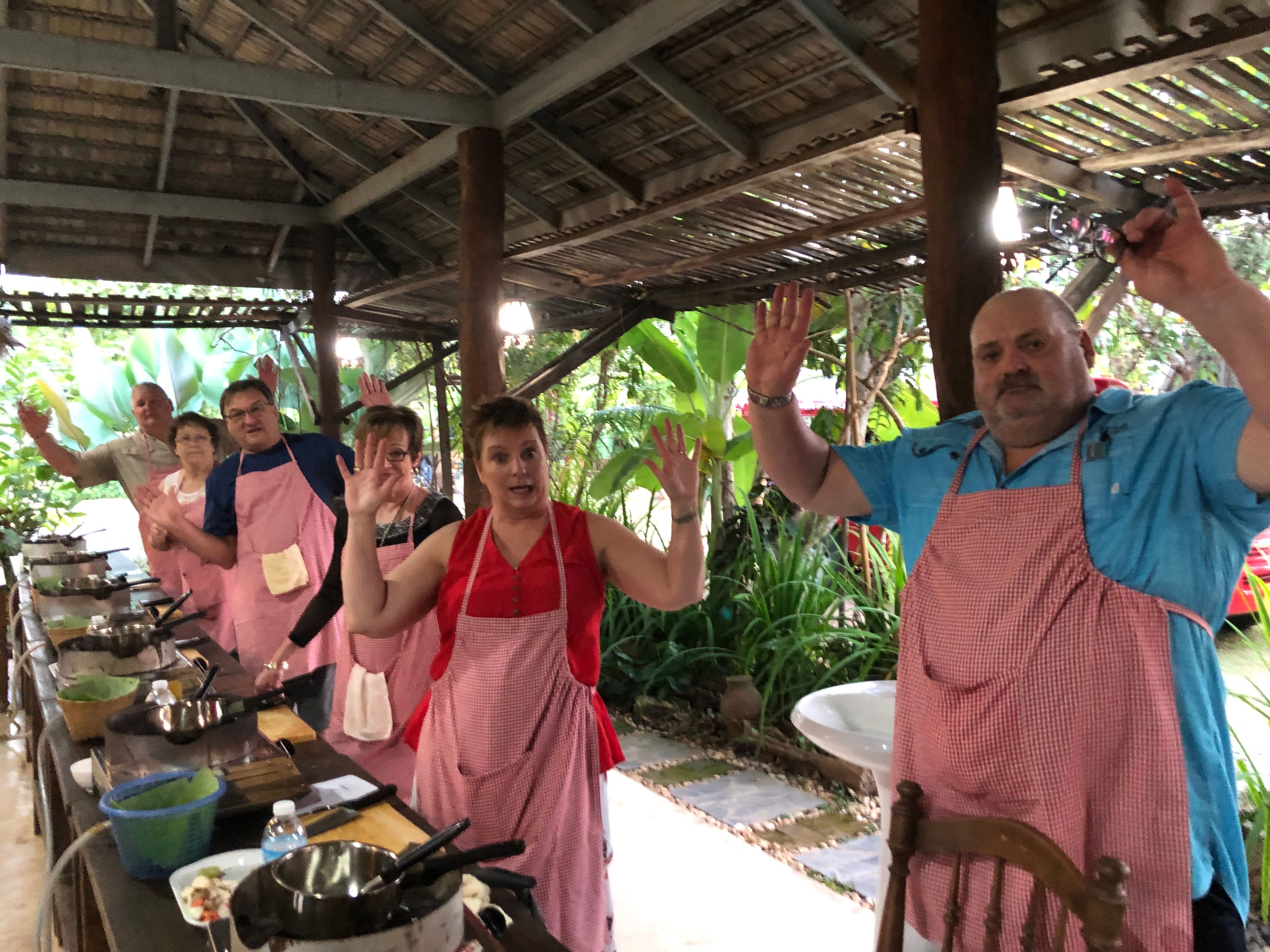 Authentic Thai Cooking in a Garden with Easy and Simple Recipe