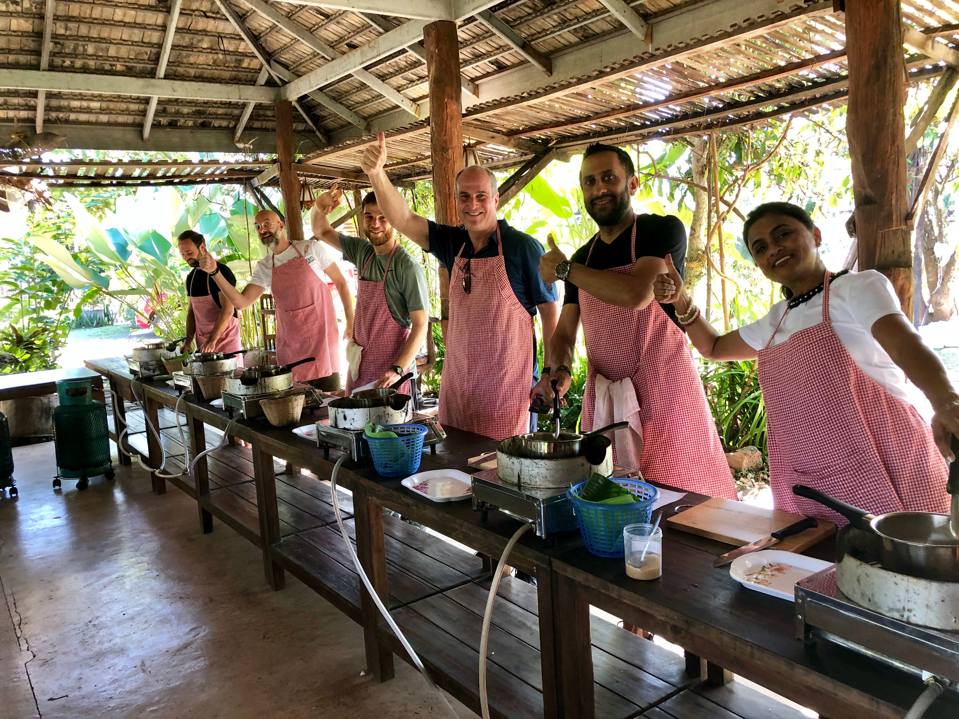 Authentic Thai Cooking in a Garden with Easy and Simple Recipe