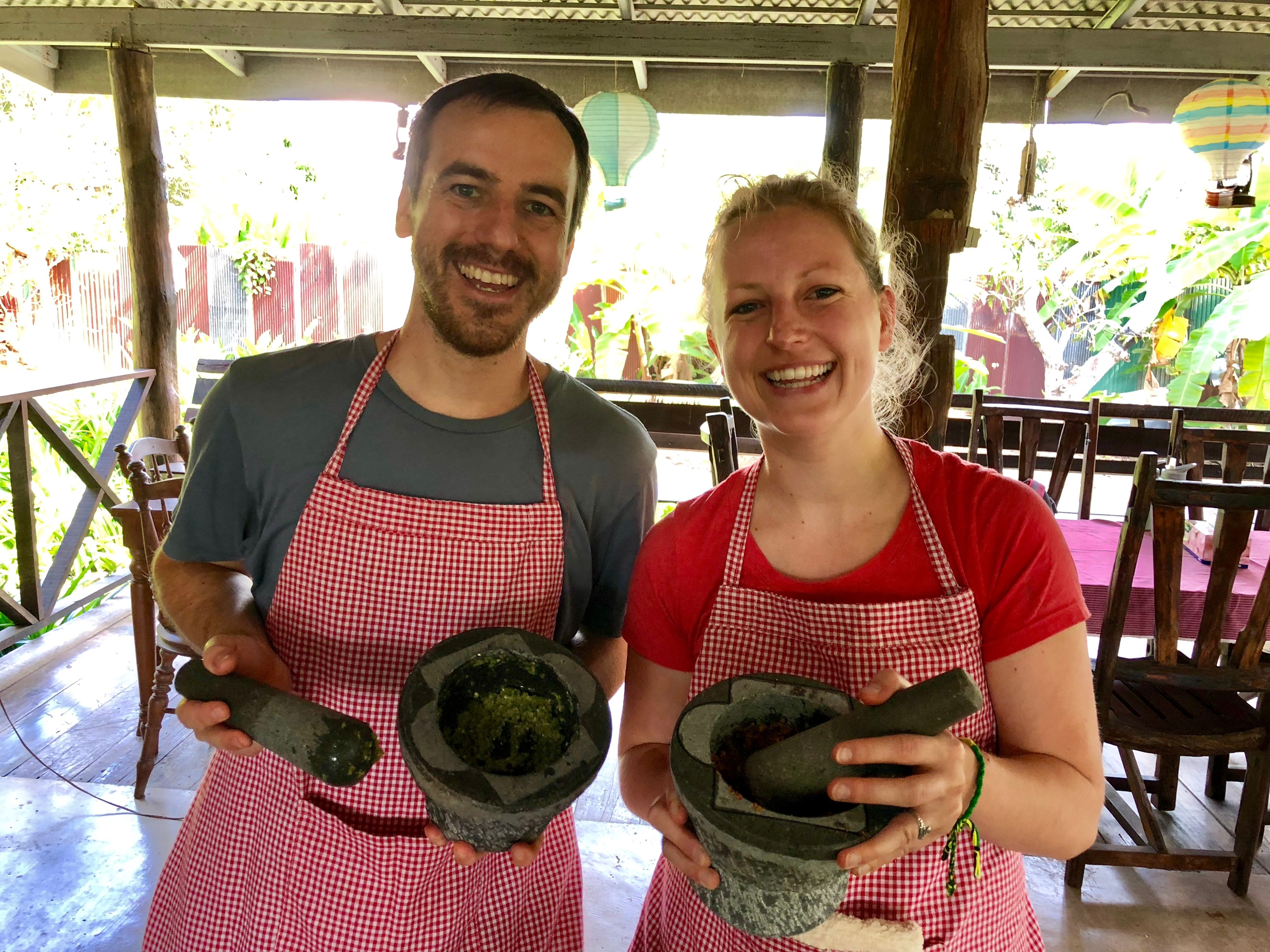 Authentic Thai Cooking in a Garden with Easy and Simple Recipe